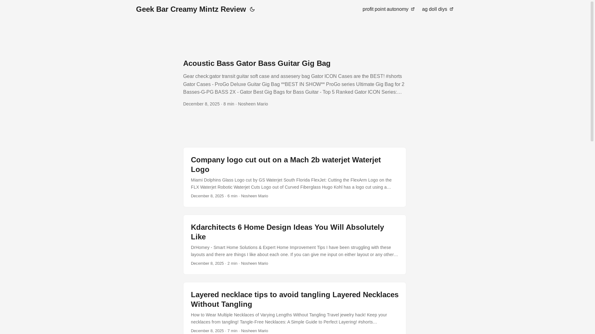 website screenshot of https://geekbarcreamymintzreview.pages.dev/