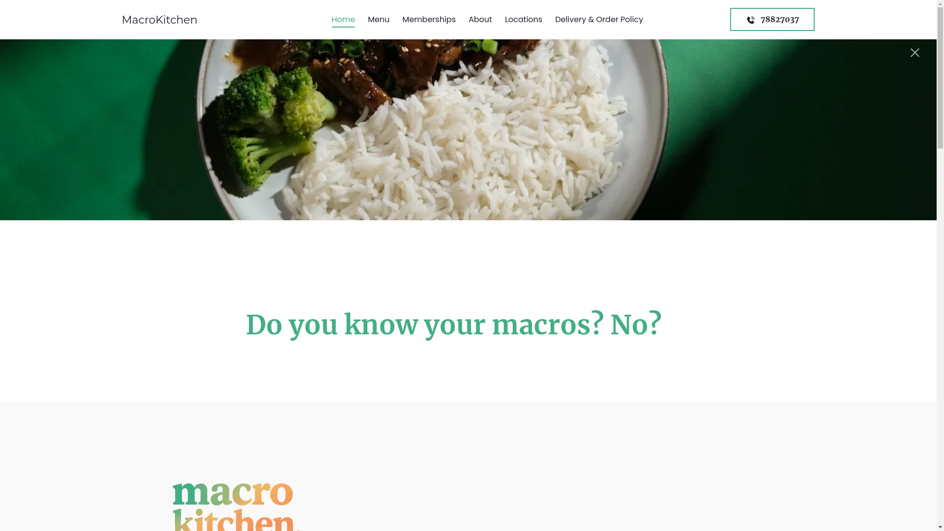 website screenshot of https://macrokitchenlb.store/