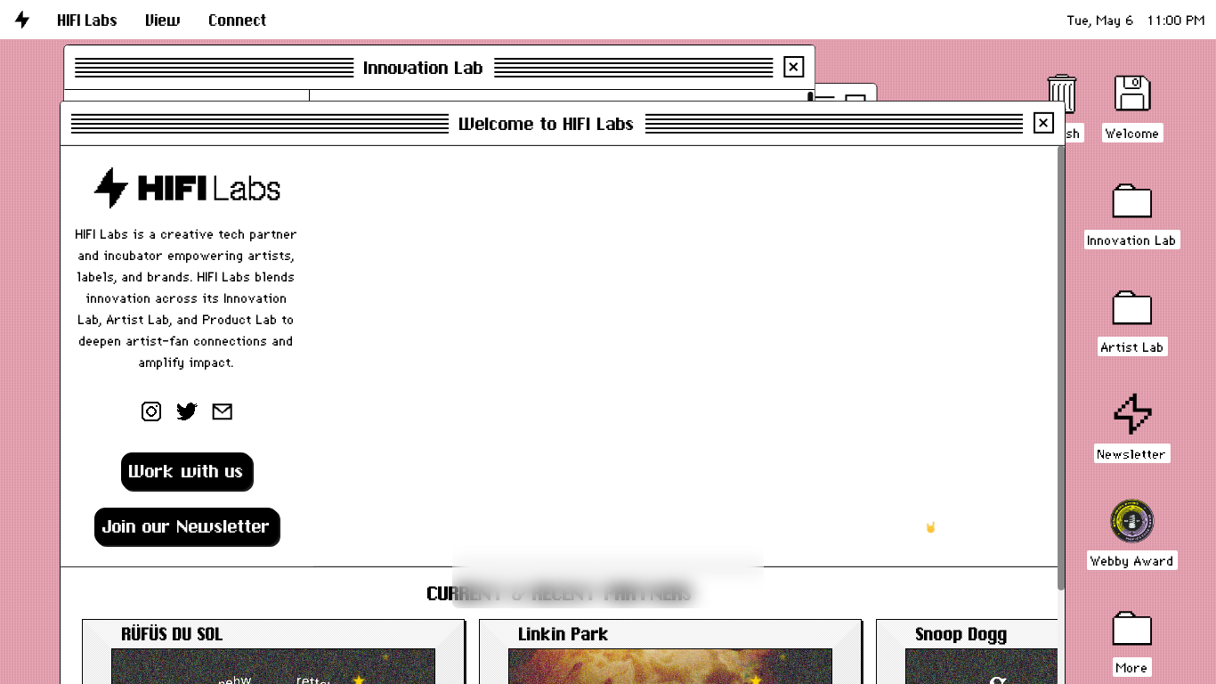 website screenshot of https://hifilabs-website-cloudflare.pages.dev/