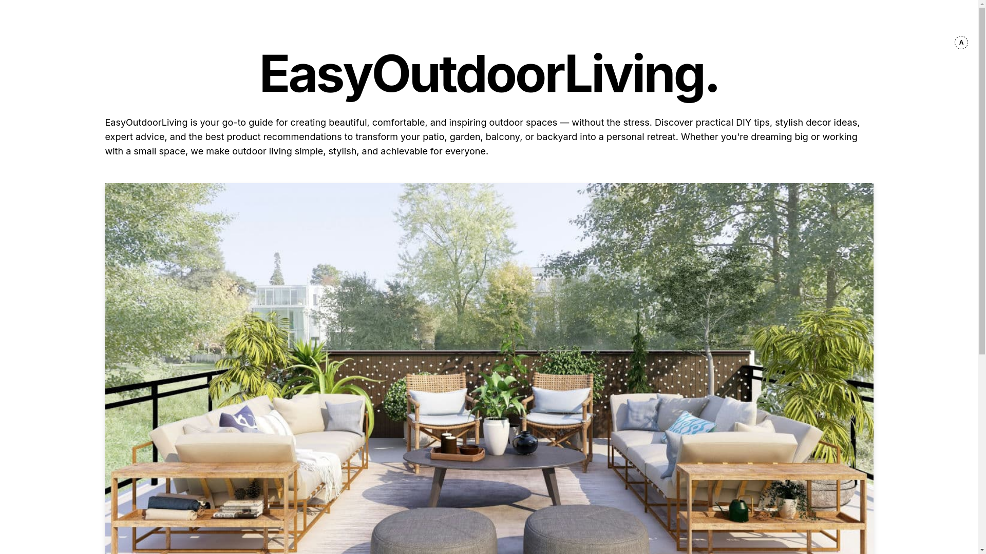 website screenshot of https://easy-outdoor-living.pages.dev/