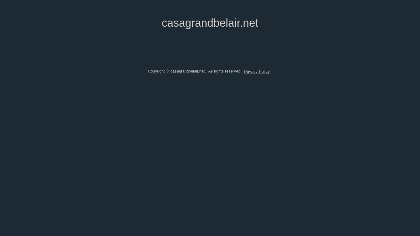 website screenshot of https://casagrandbelair.net/
