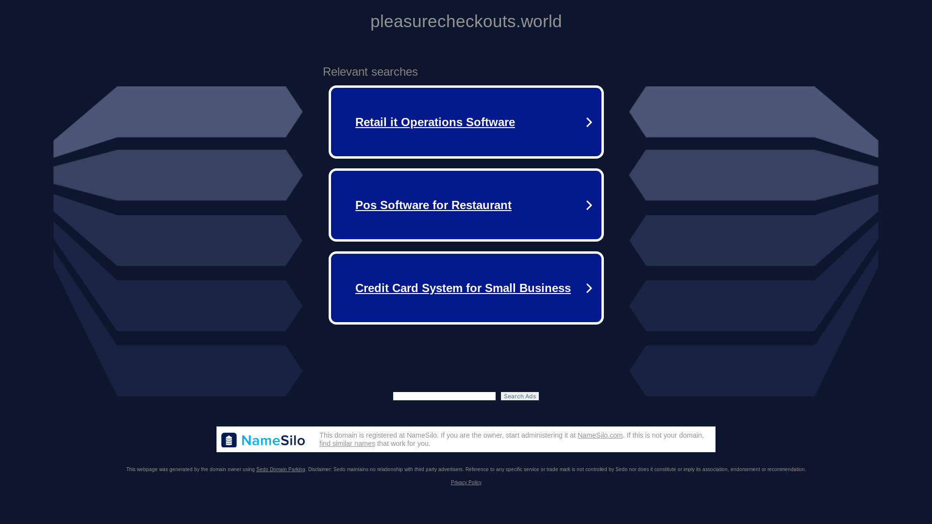 website screenshot of https://pleasurecheckouts.world/
