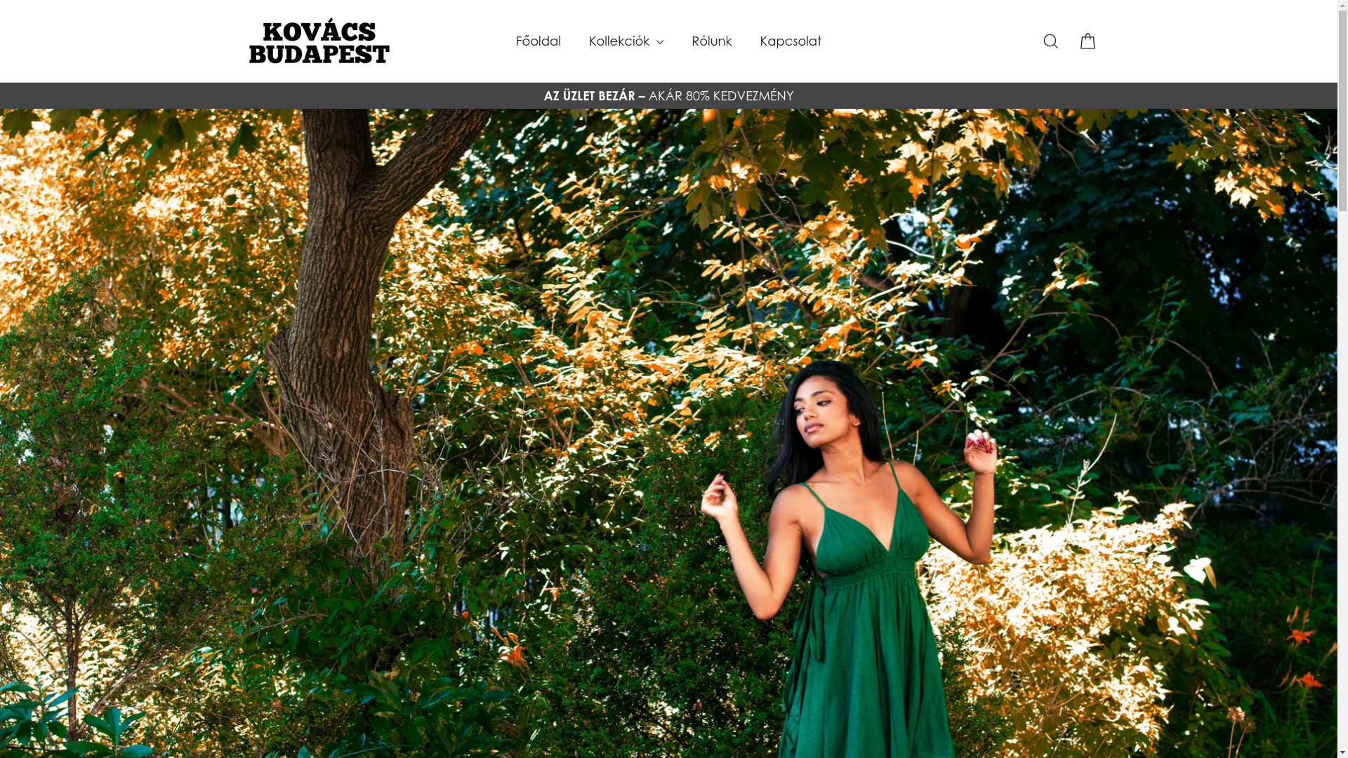 website screenshot of https://kovacs-budapest.com/