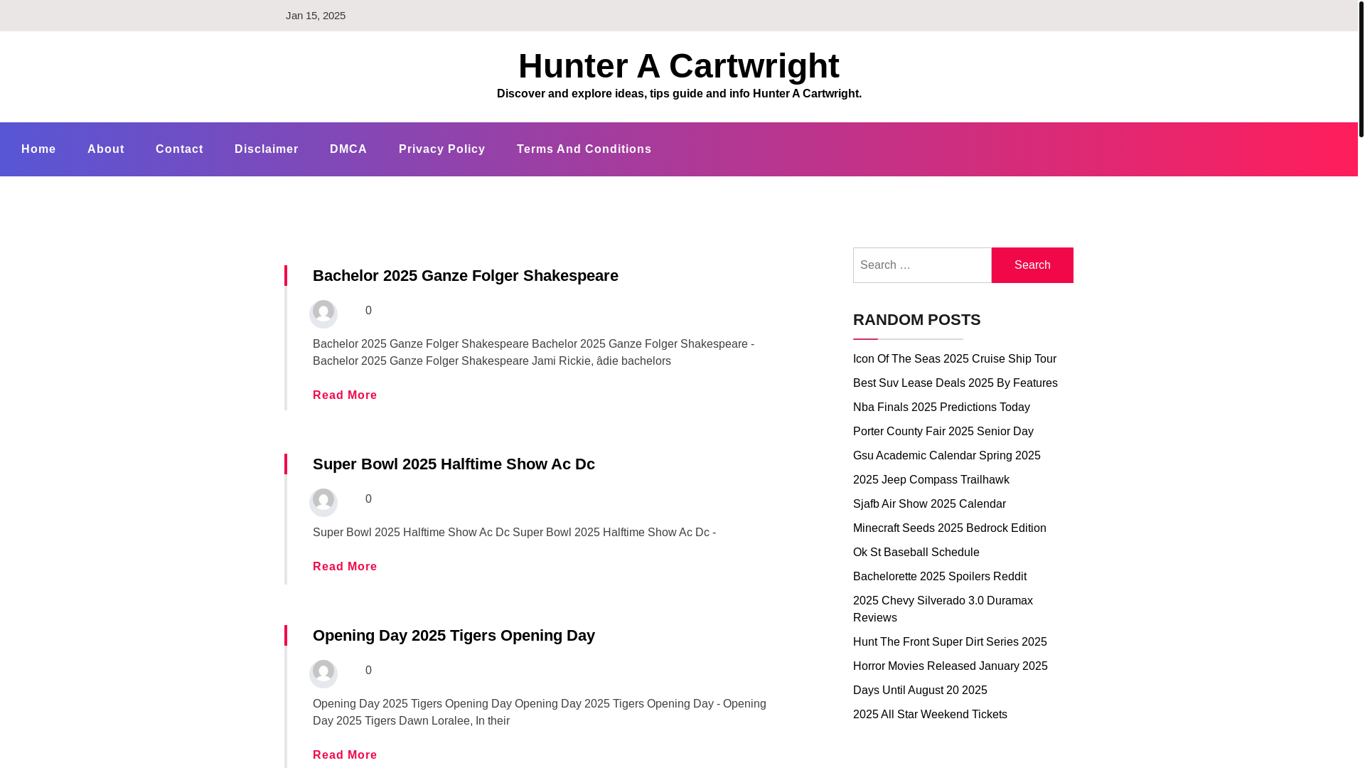website screenshot of https://hunteracartwright.pages.dev/