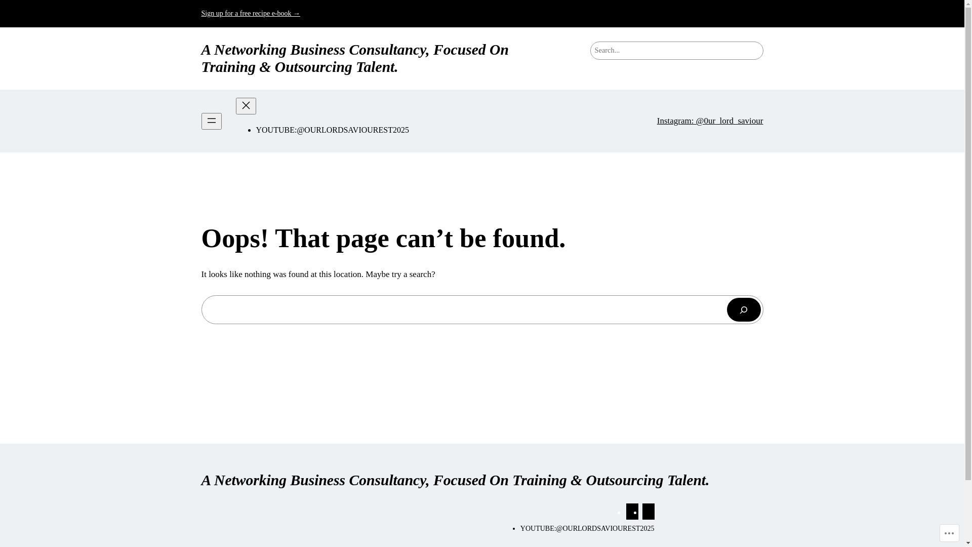 website screenshot of https://ourlordsaviour.org/