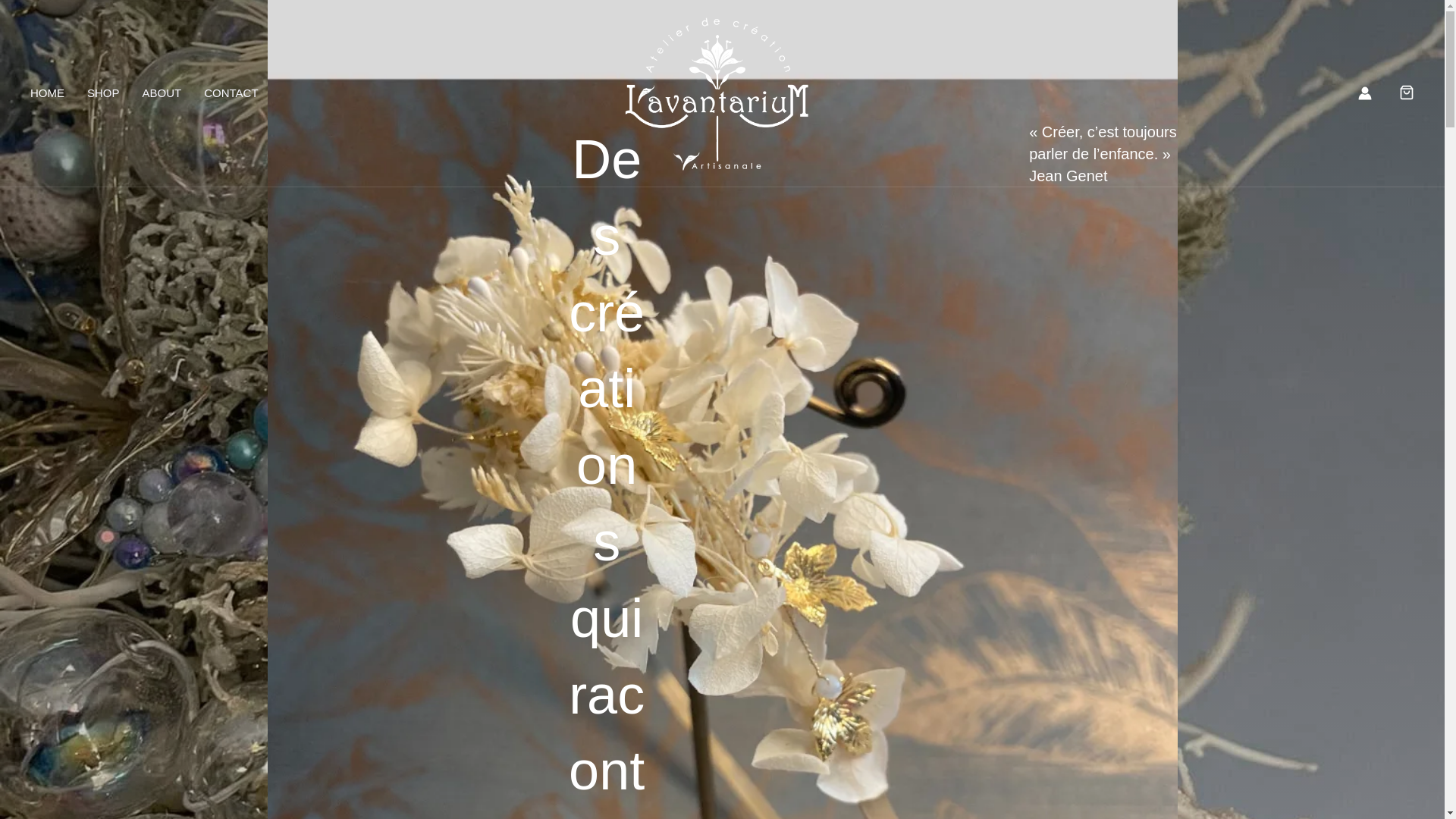 website screenshot of https://lavantarium-creation.com/