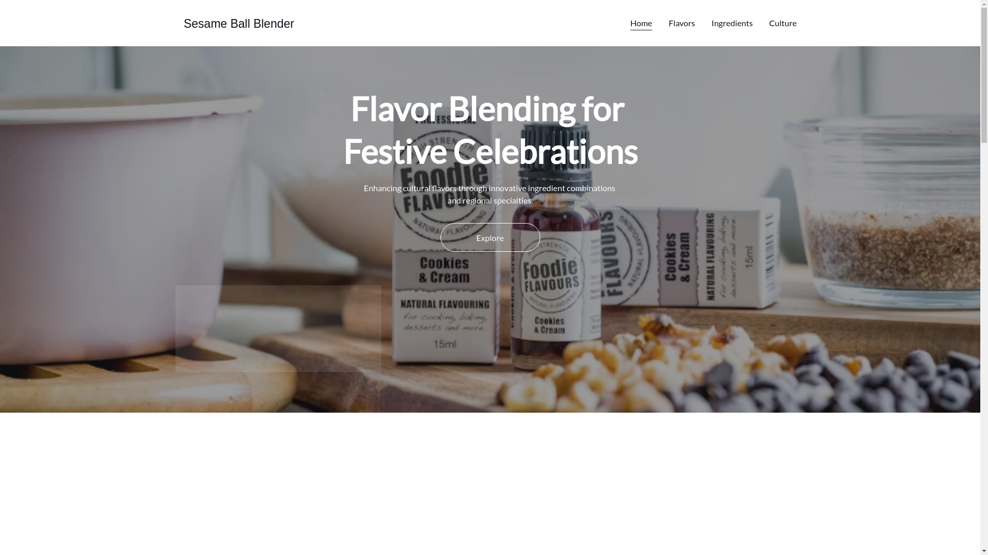 website screenshot of https://sesameballblender.lat/