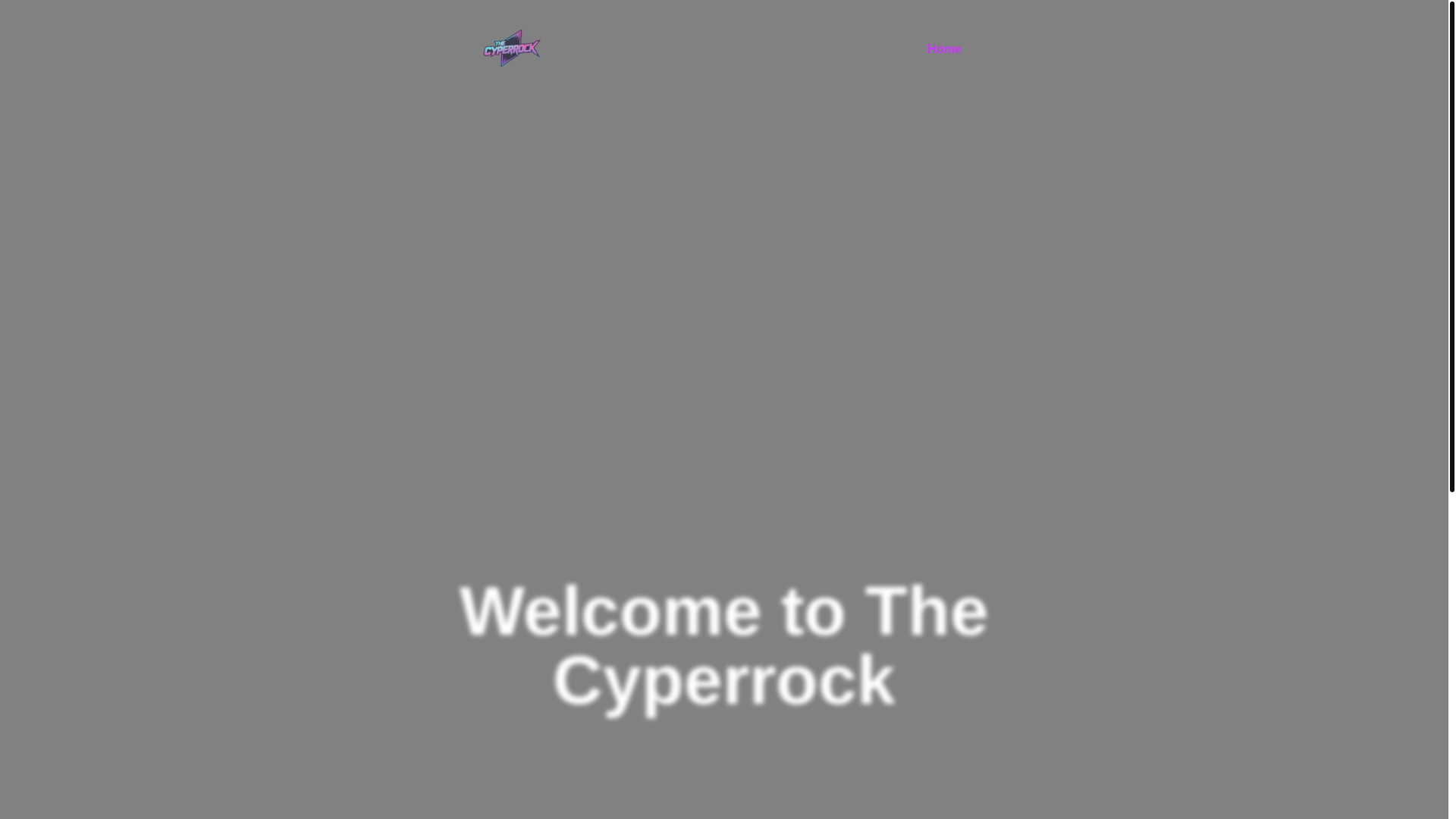website screenshot of https://the-cyperrock.de/