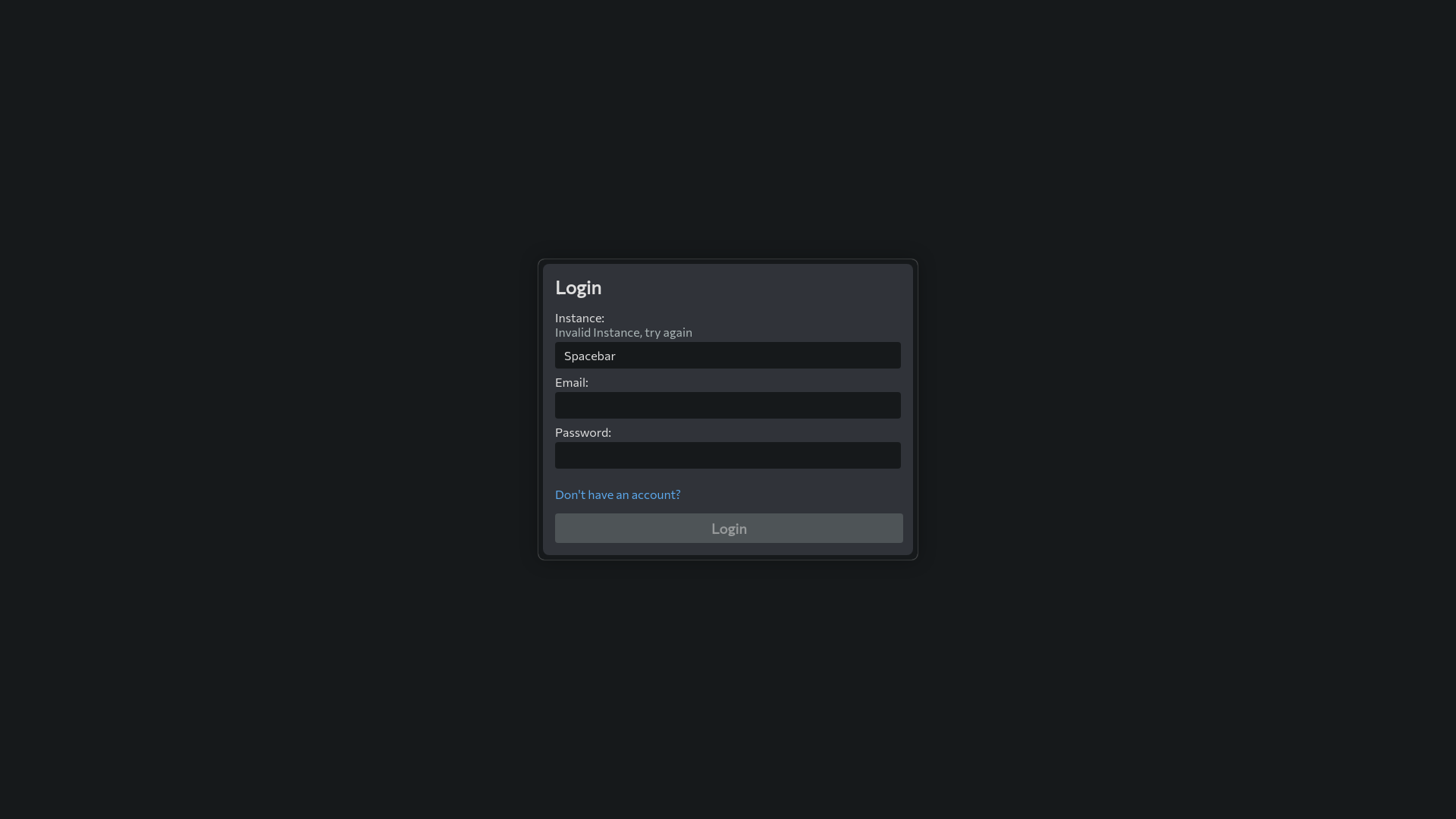 website screenshot of https://fermi.chat/login