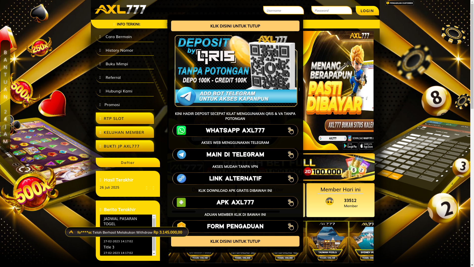website screenshot of https://mainaxl777.mom/