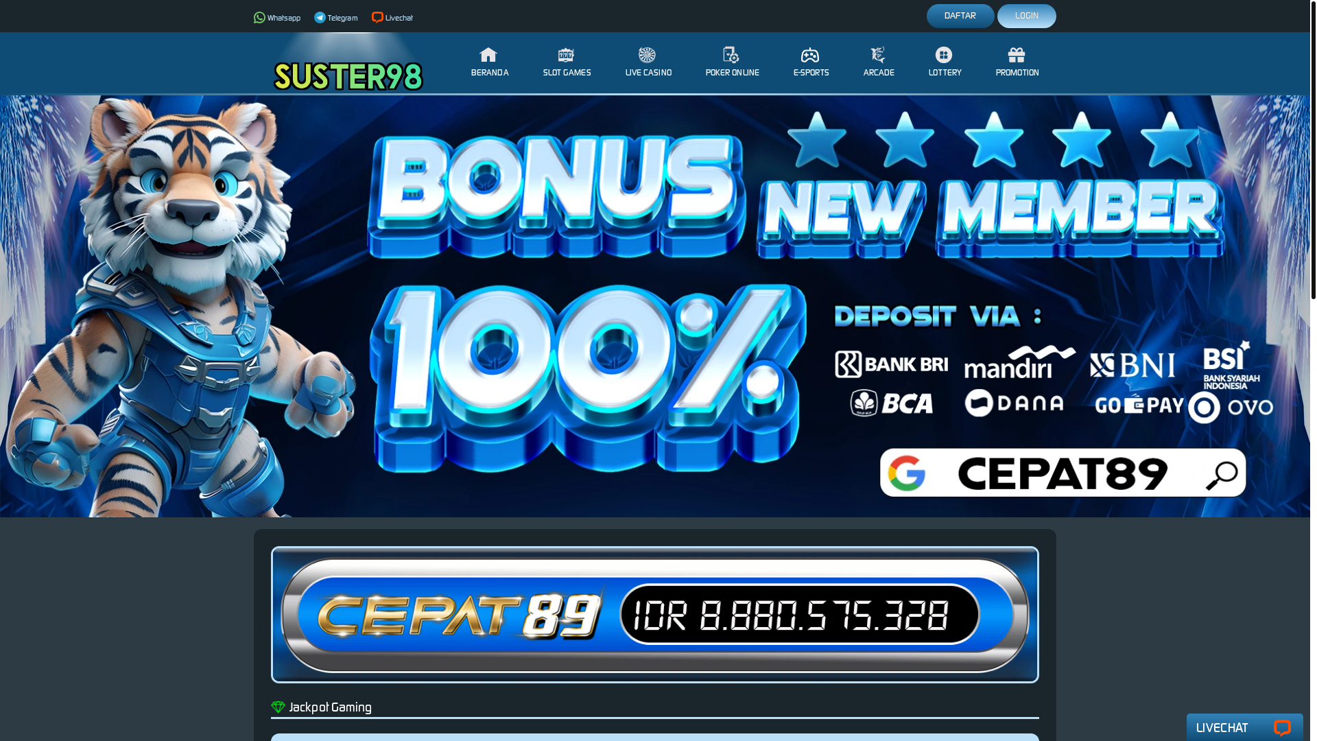website screenshot of https://suster98.com/