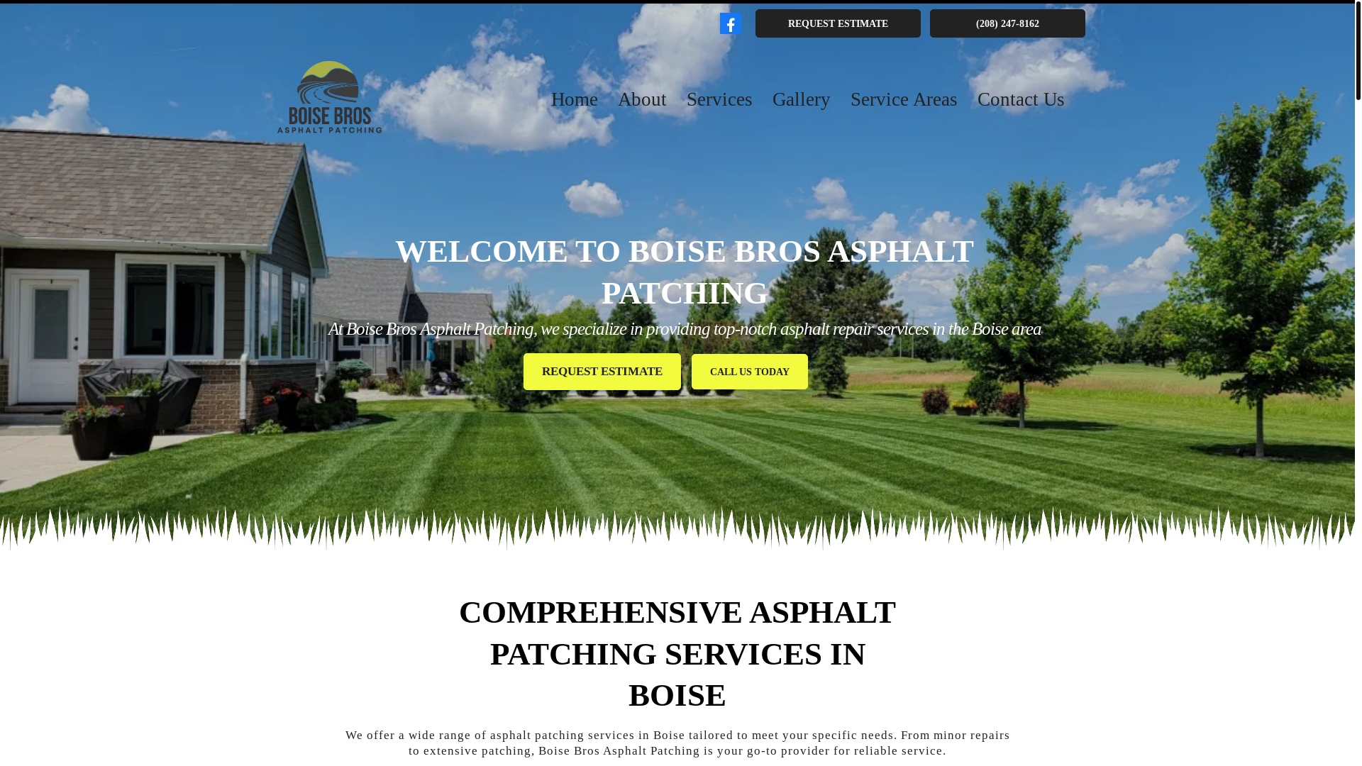 website screenshot of https://boisebrosasphaltpatching.com/