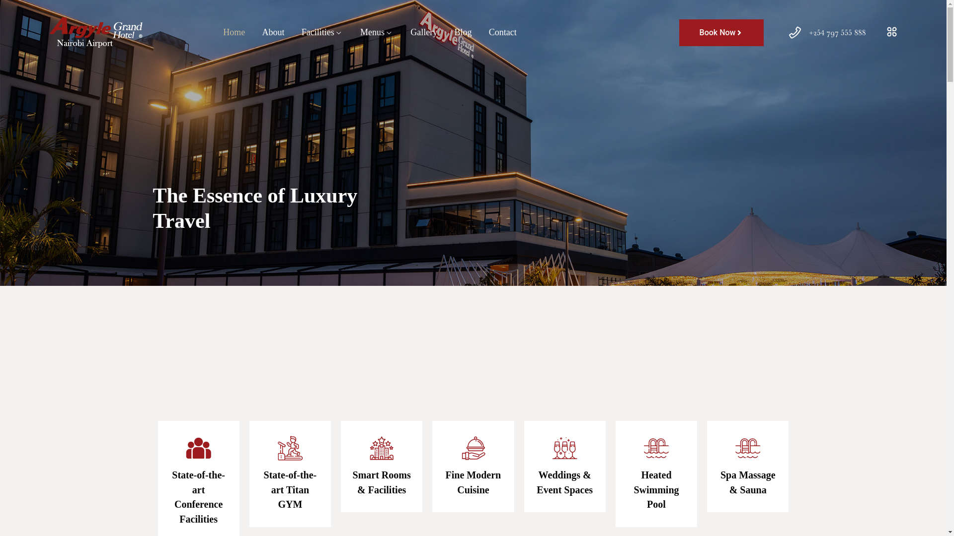 website screenshot of https://argylehotelkenya.com/