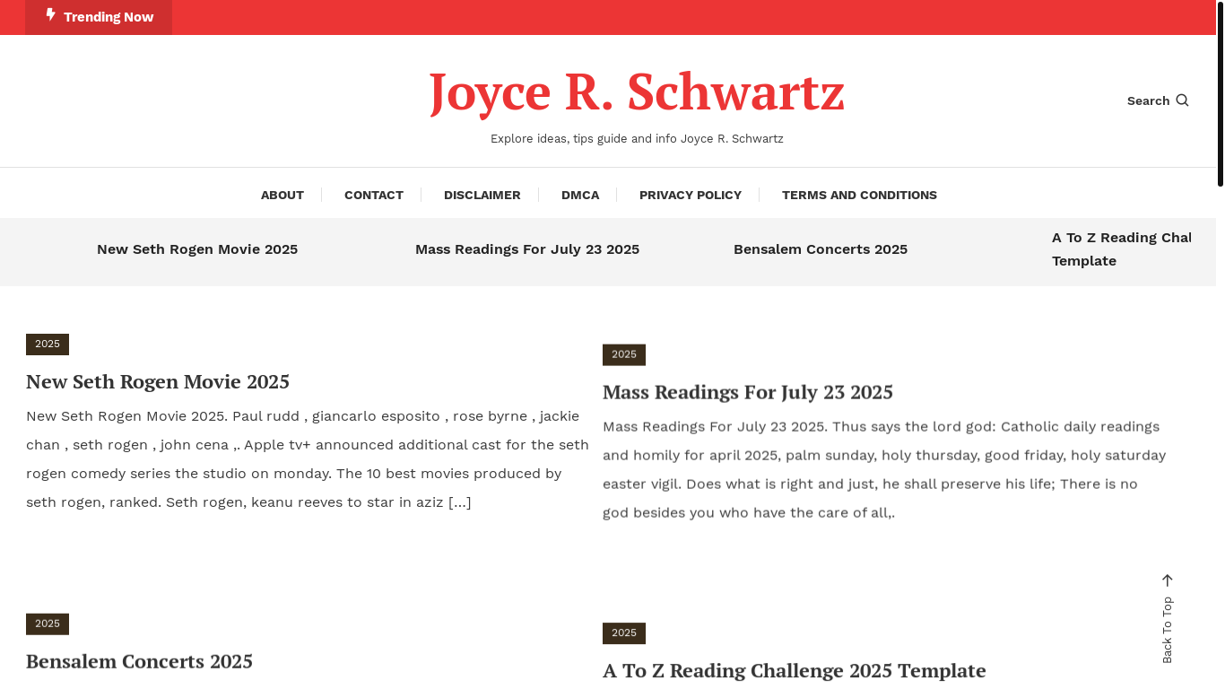 website screenshot of https://joycerschwartz.pages.dev/