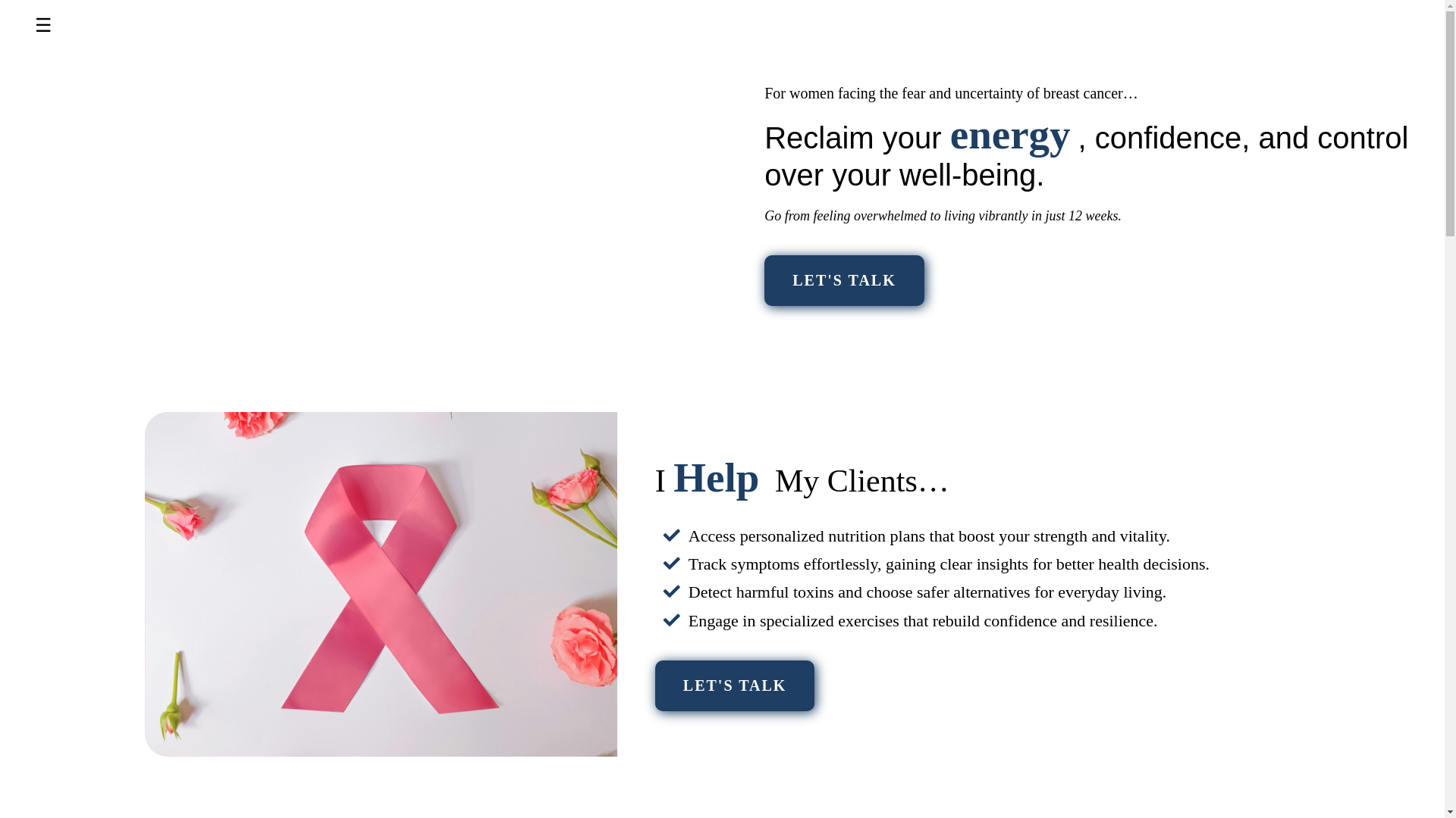 website screenshot of https://coach-tami.com/
