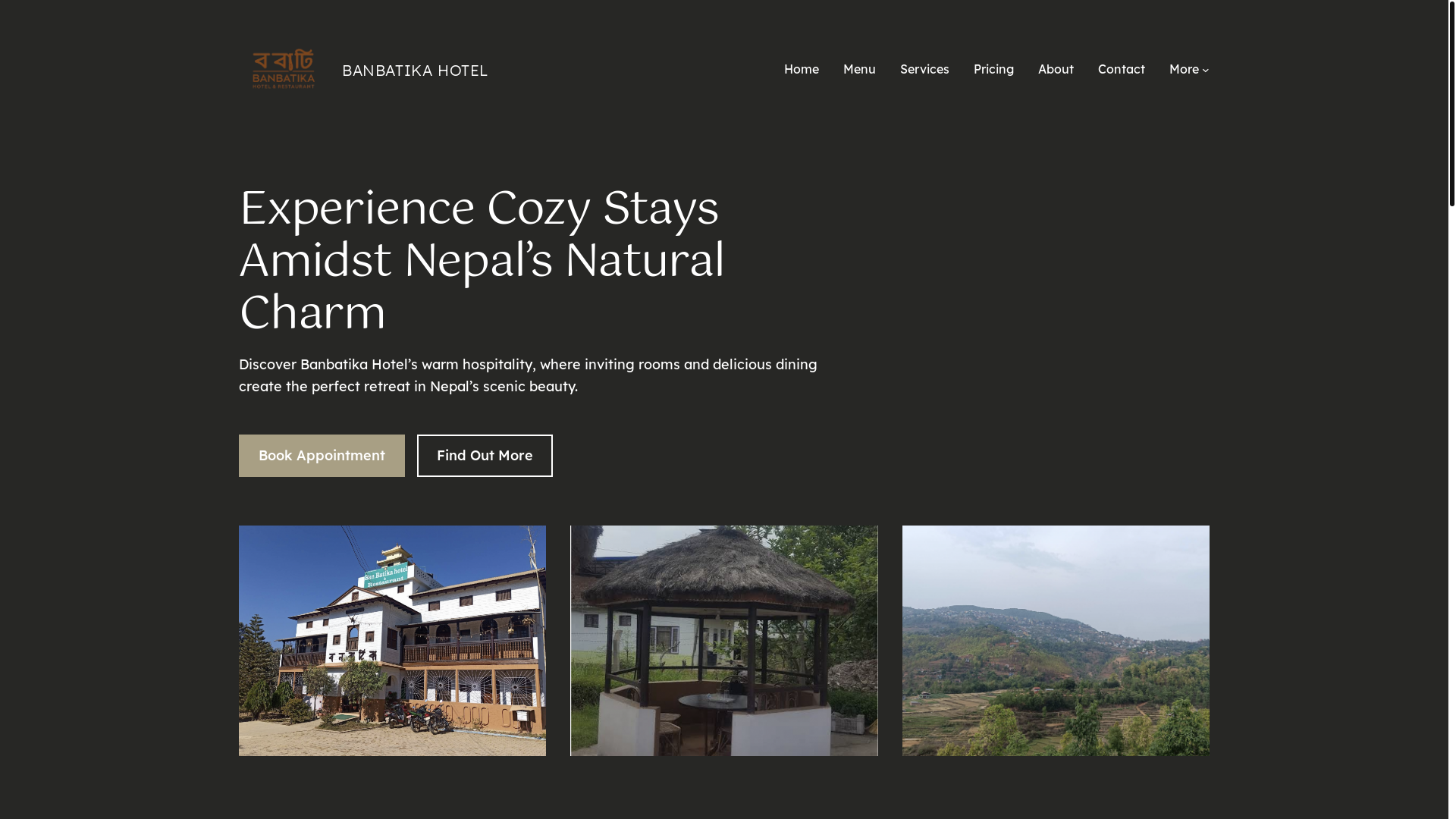 website screenshot of https://banbatikahotel.com/