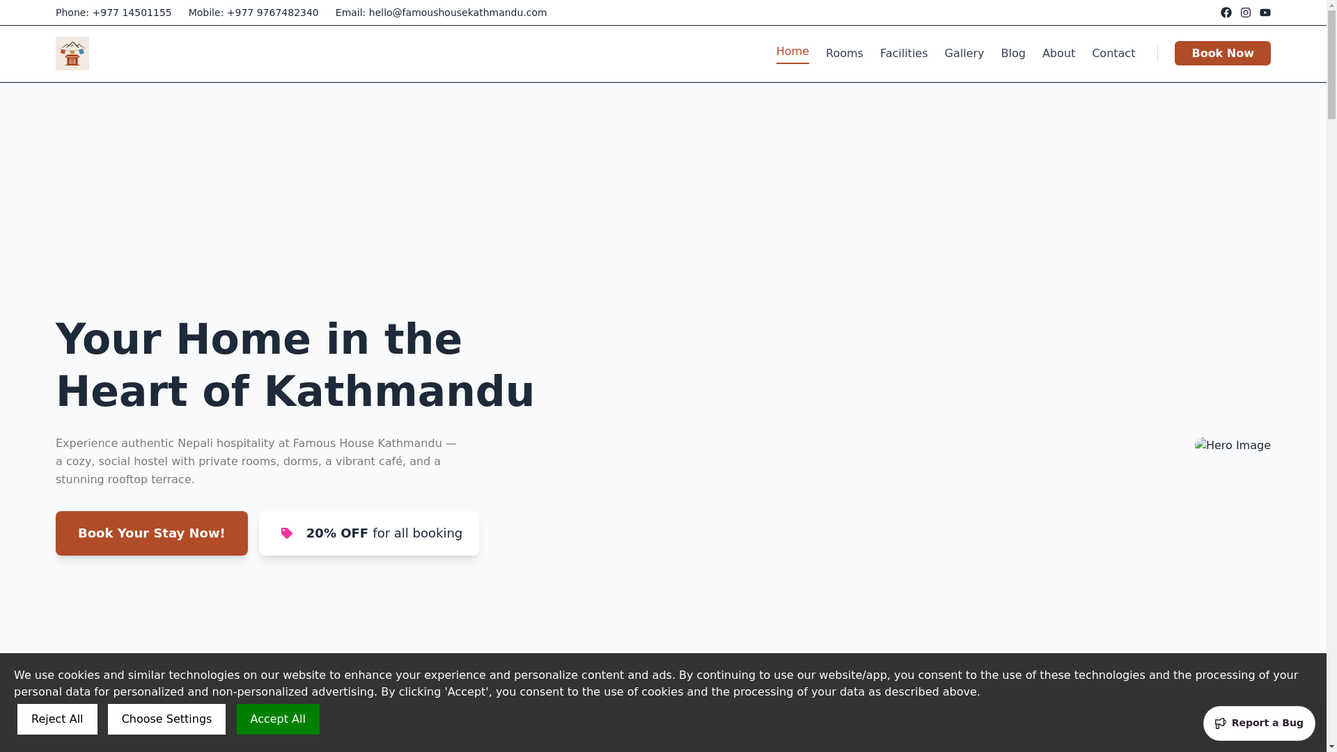 website screenshot of https://famous-house-kathmandu-website.pages.dev/