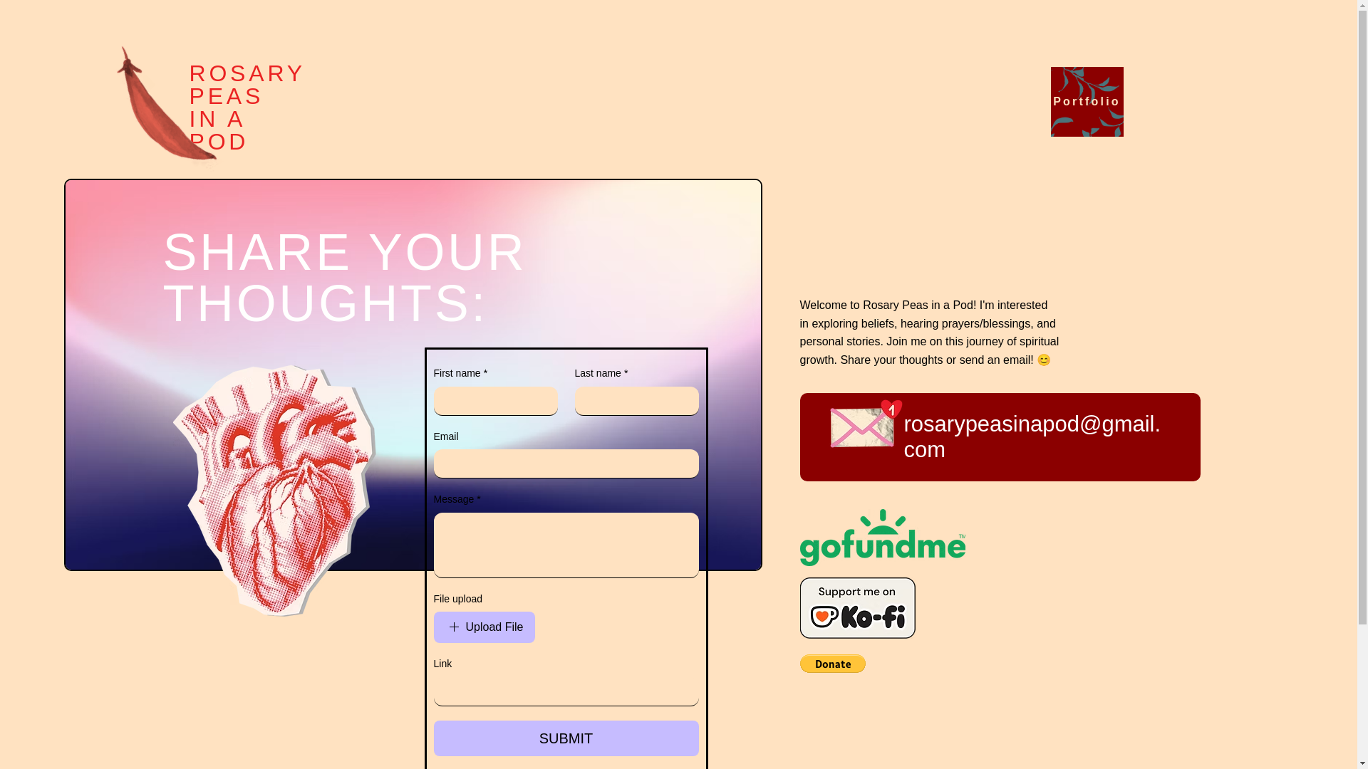website screenshot of https://rosarypeasinapod.com/