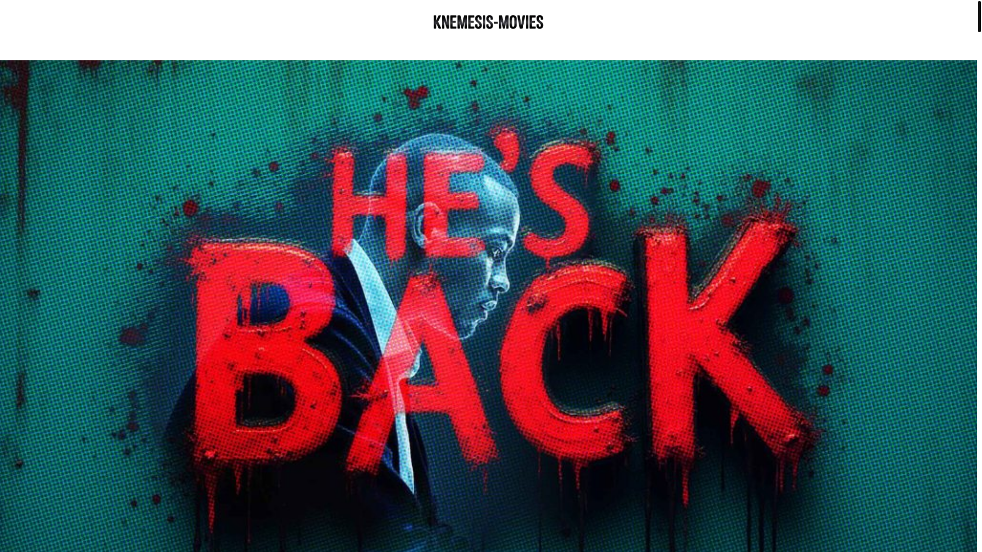 website screenshot of https://knemesis-movies.com/