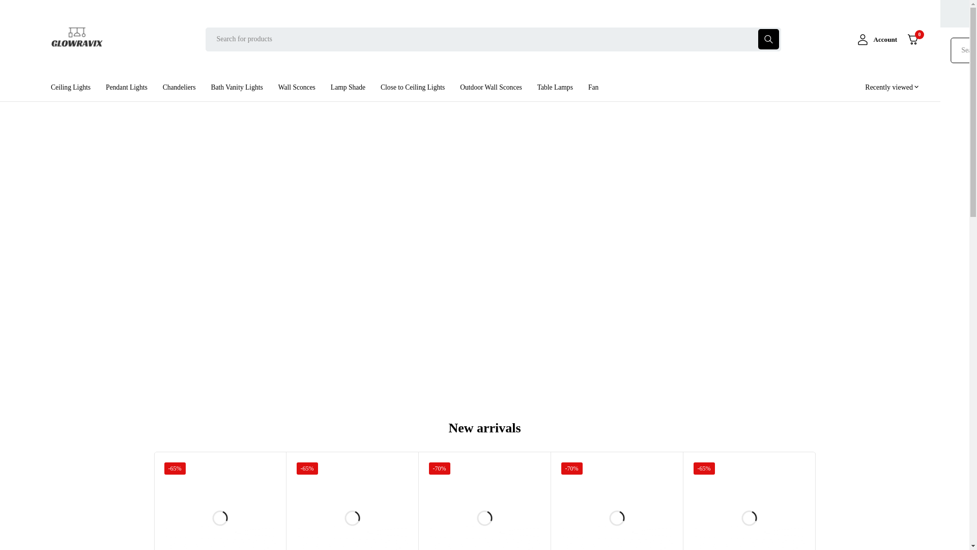 website screenshot of https://glowravix.com/