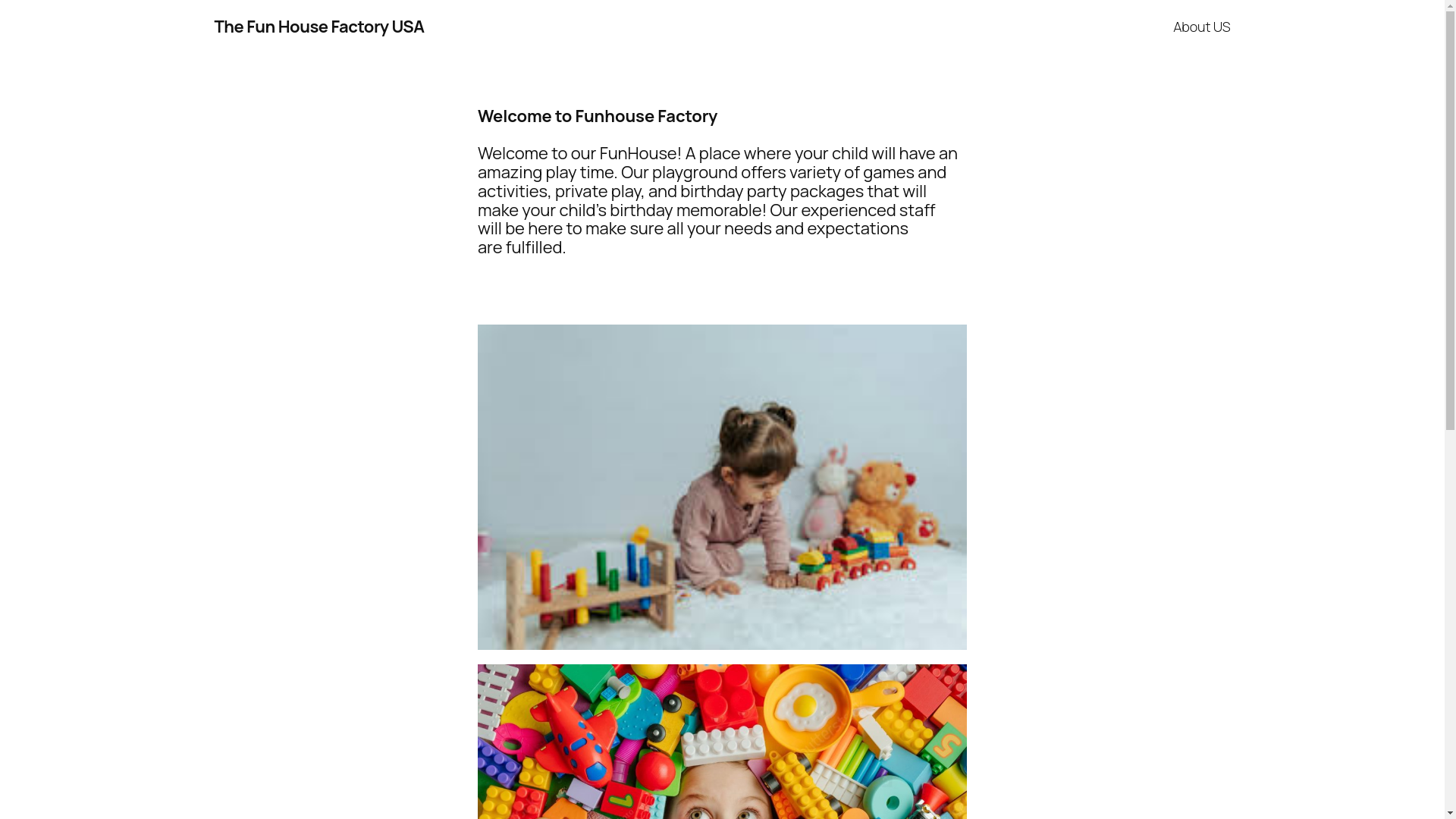 website screenshot of https://thefunhousefactory.top/