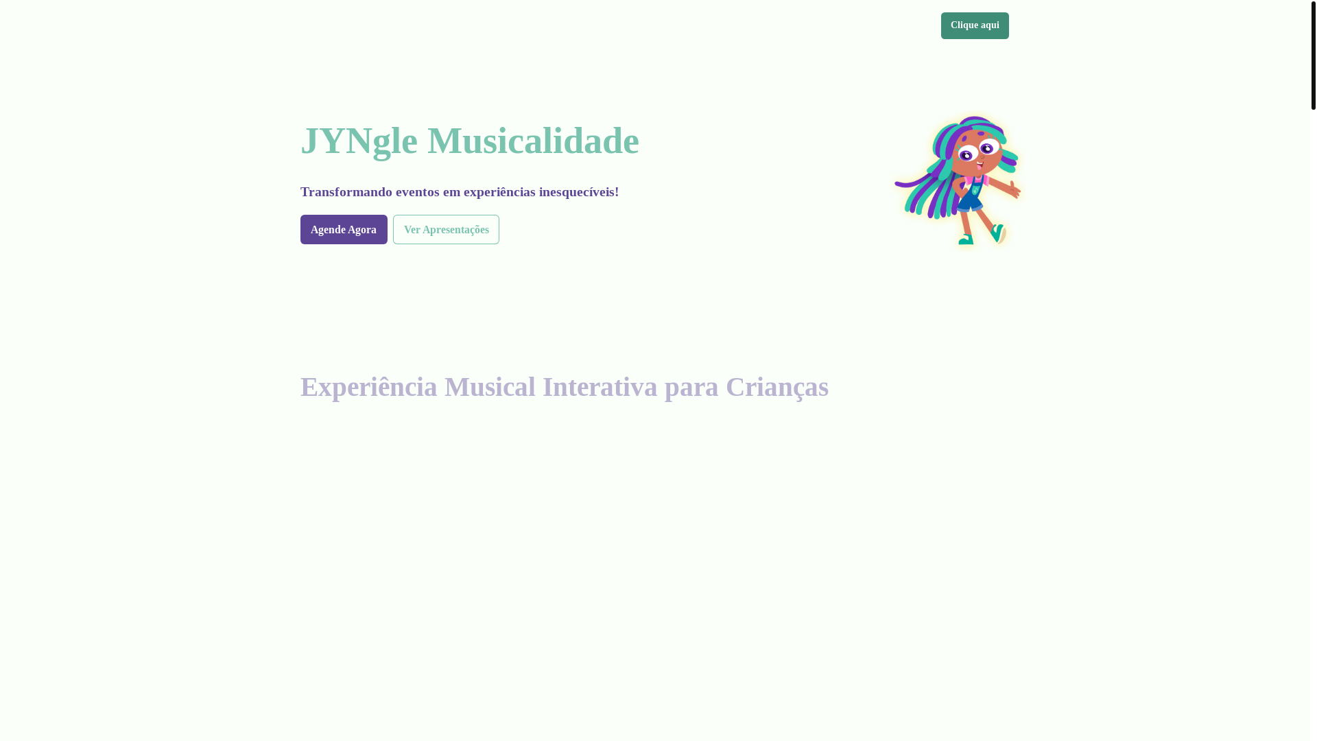 website screenshot of https://jynglemusicalidade.com/
