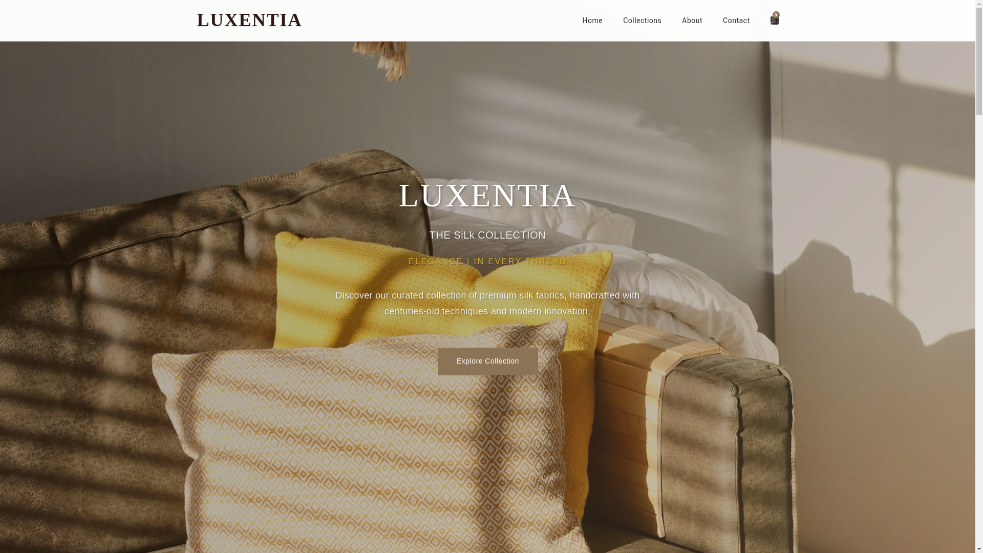 website screenshot of https://luxentia-website.pages.dev/