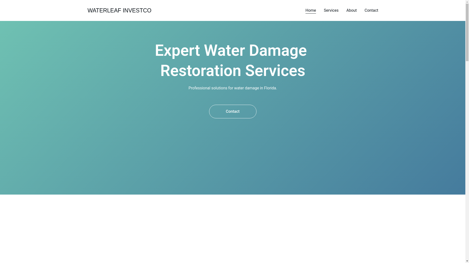 website screenshot of https://waterleafinvestcowaterdamage.shop/