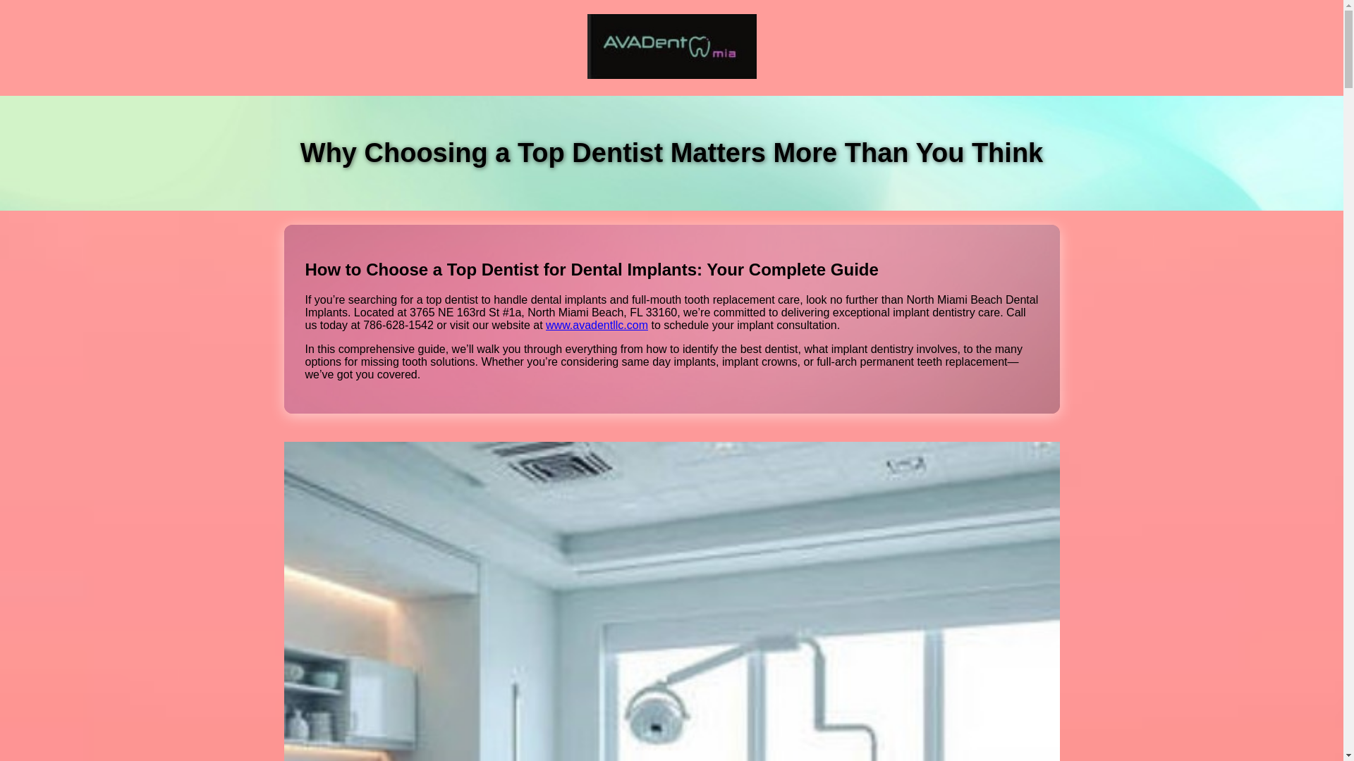 website screenshot of https://whychoosingatopdentistmattersmorethanyouthink.pages.dev/