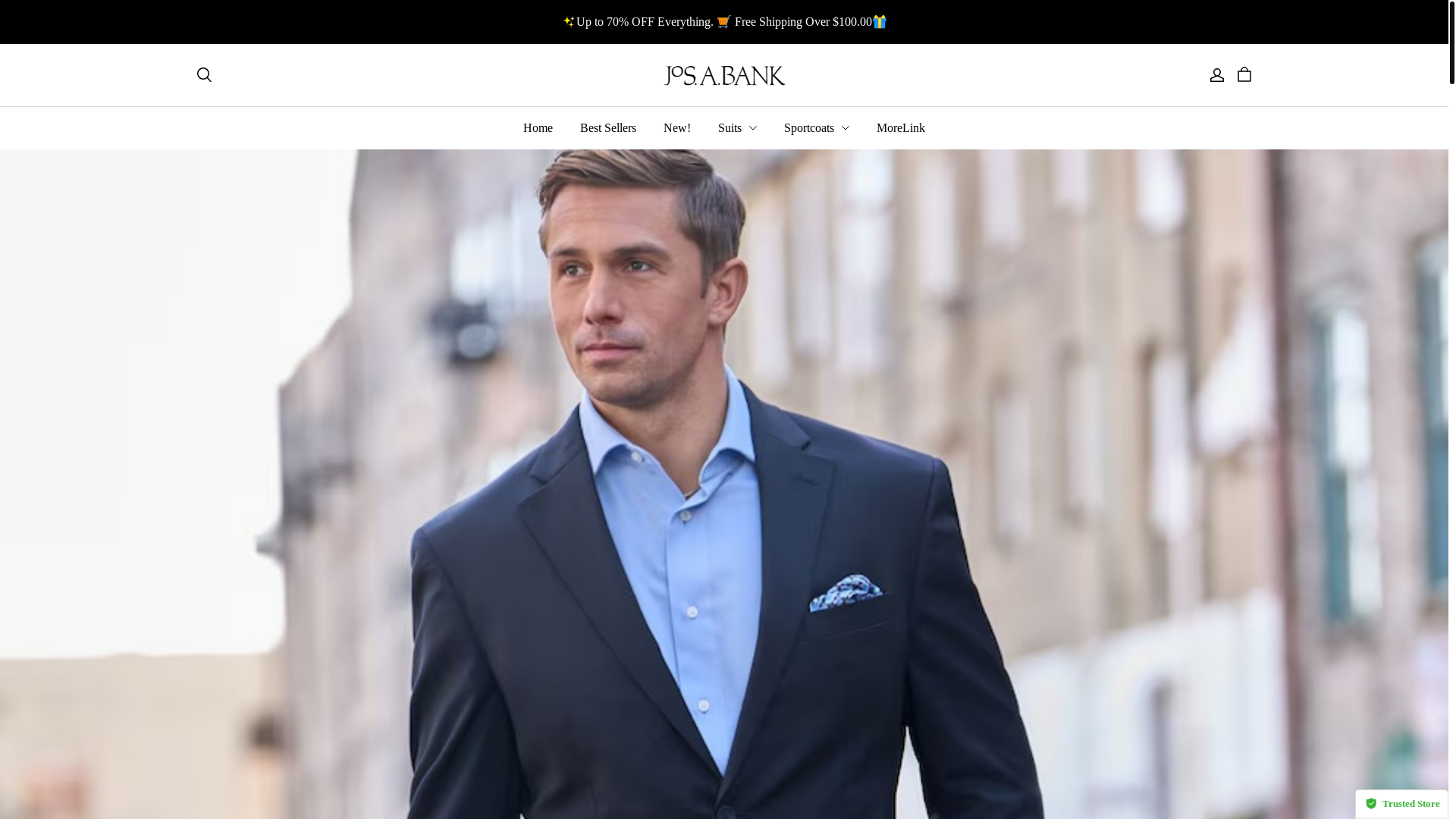 website screenshot of https://josbankofficialus.com/