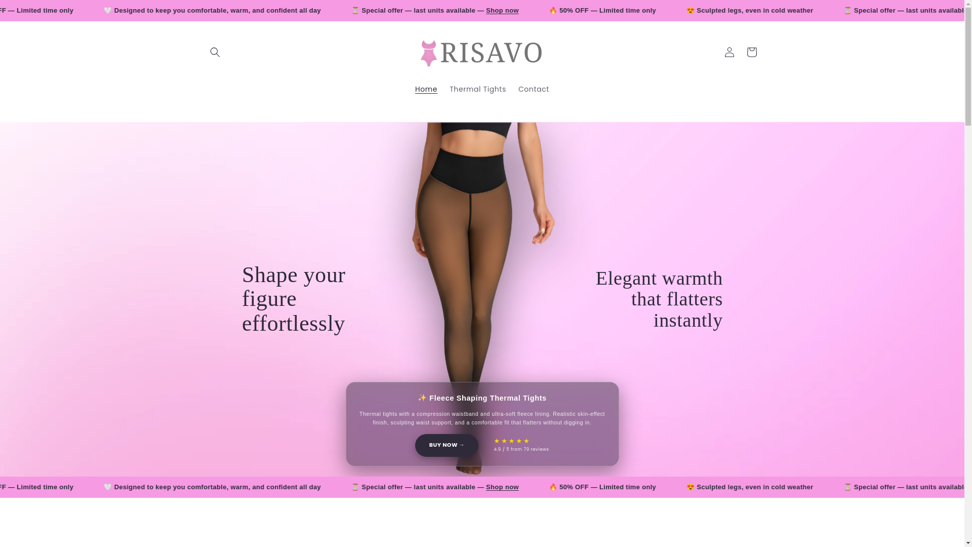 website screenshot of https://risavo.com/