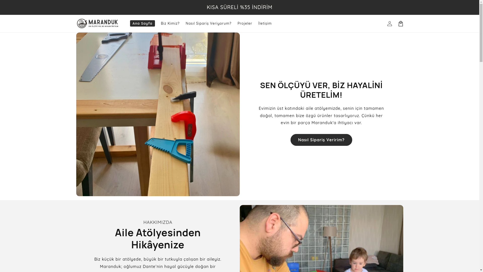 website screenshot of https://maranduk.store/