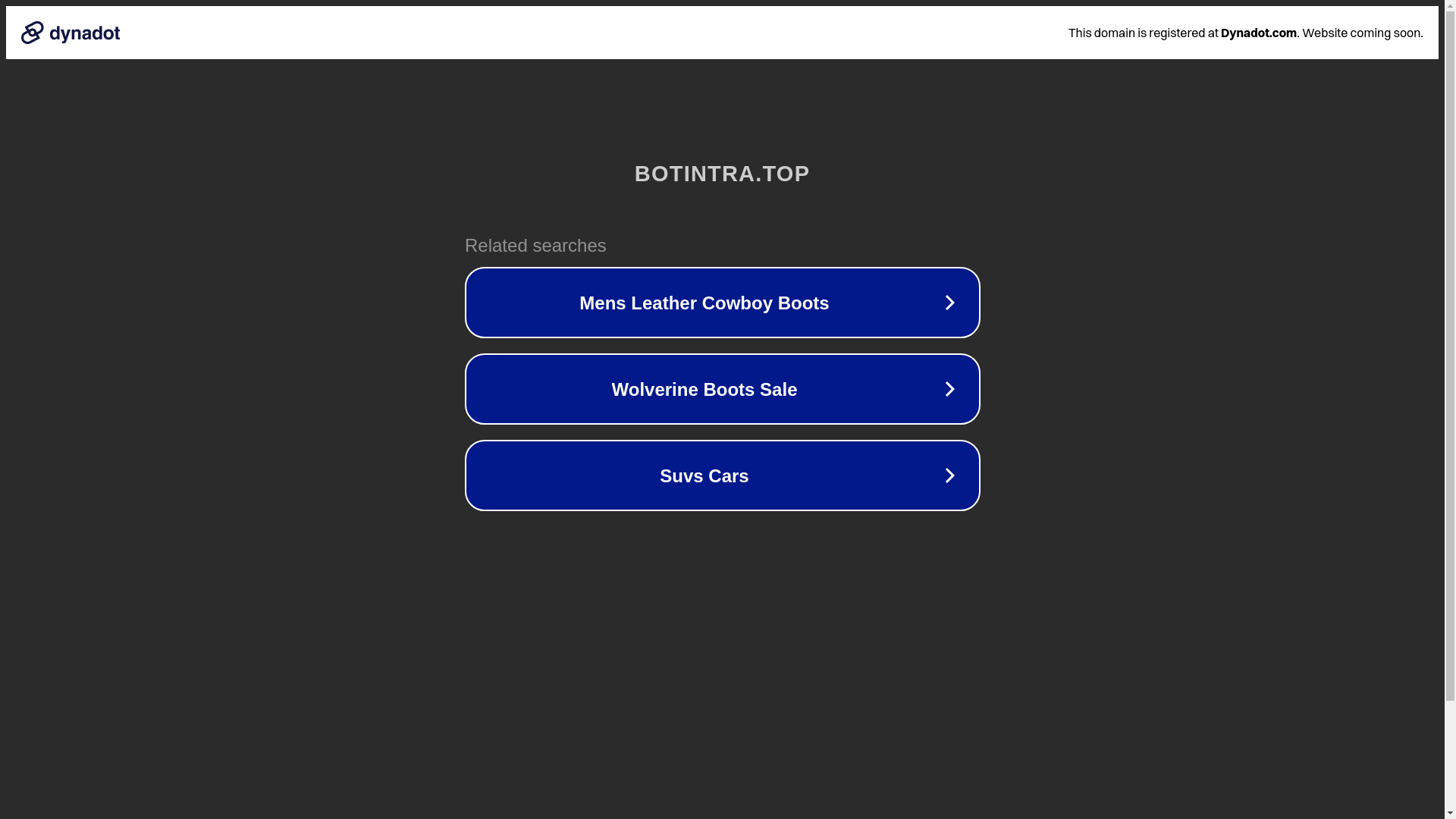 website screenshot of https://botintra.top/