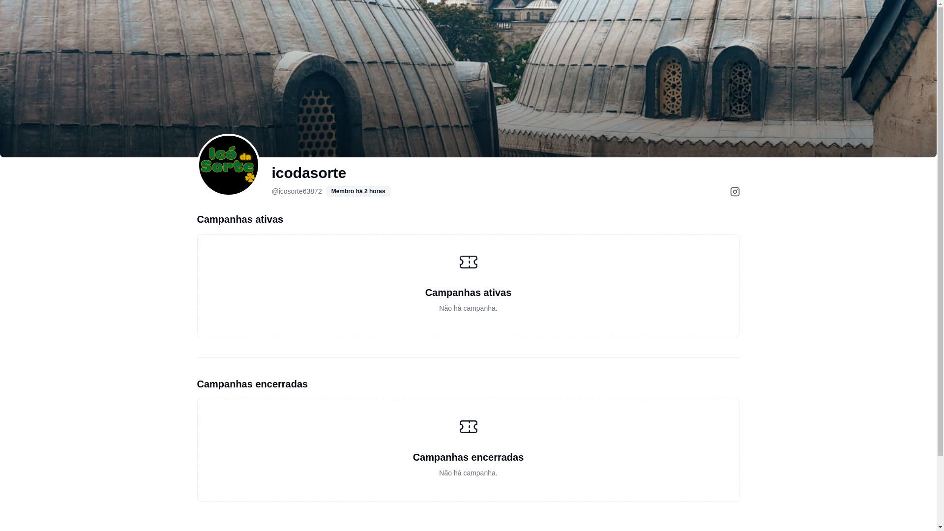 website screenshot of https://icodasorte.com.br/