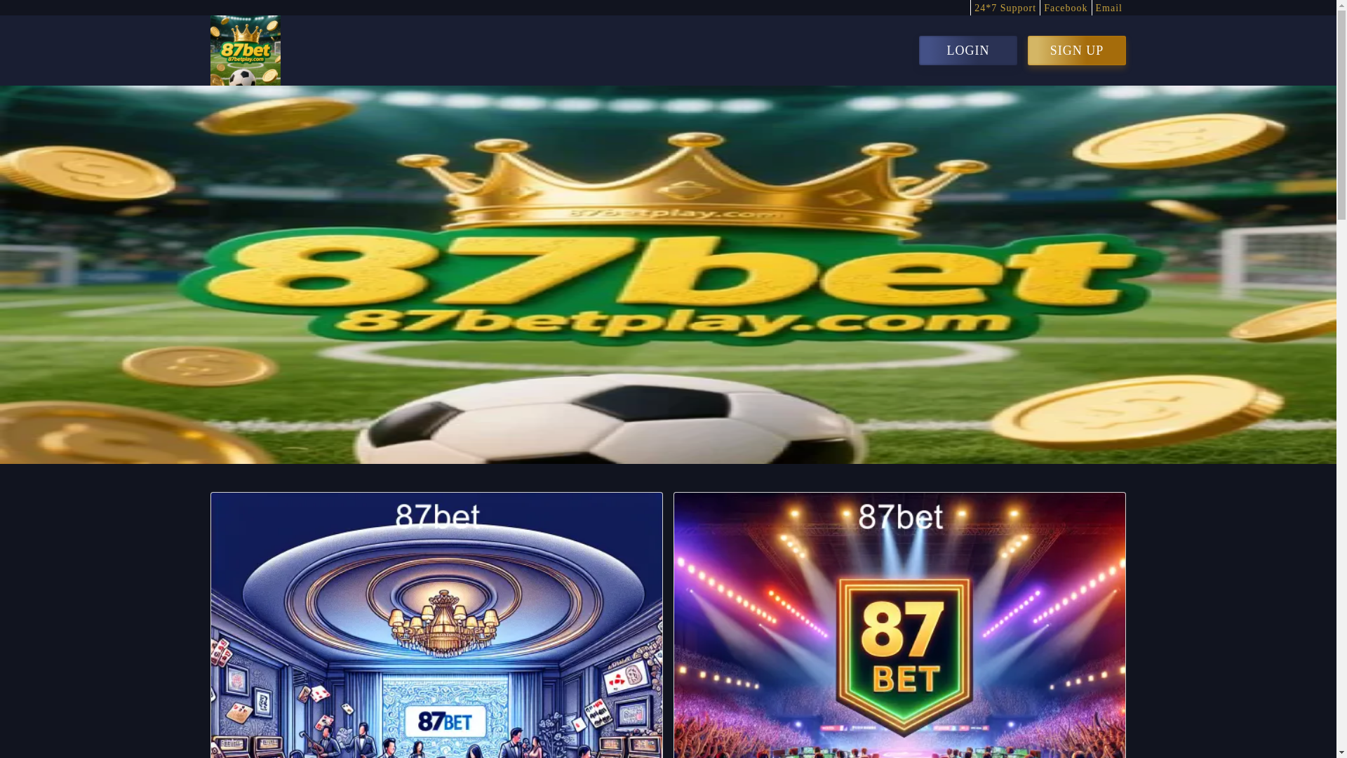 website screenshot of https://87betplay.com/