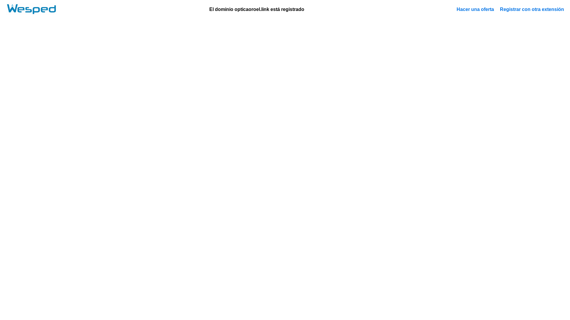 website screenshot of https://opticaoroel.link/