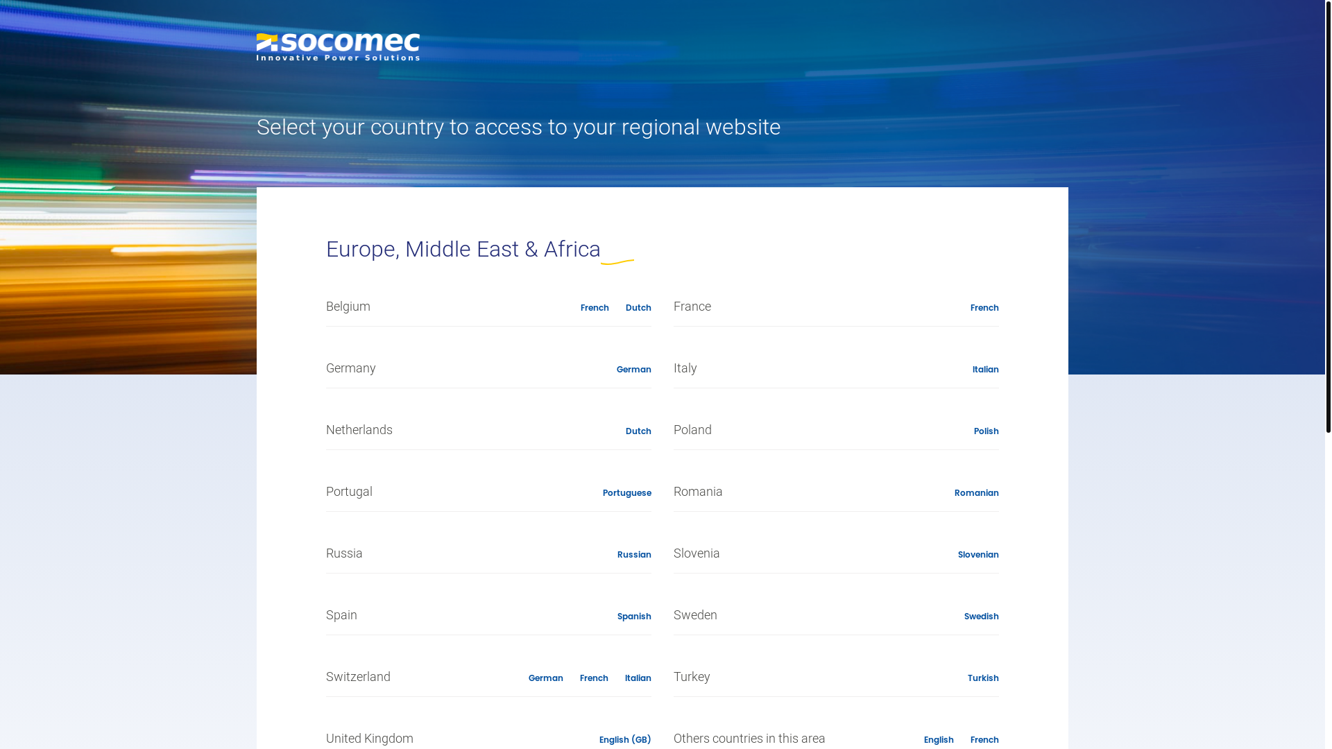 website screenshot of https://go.socomec.com/