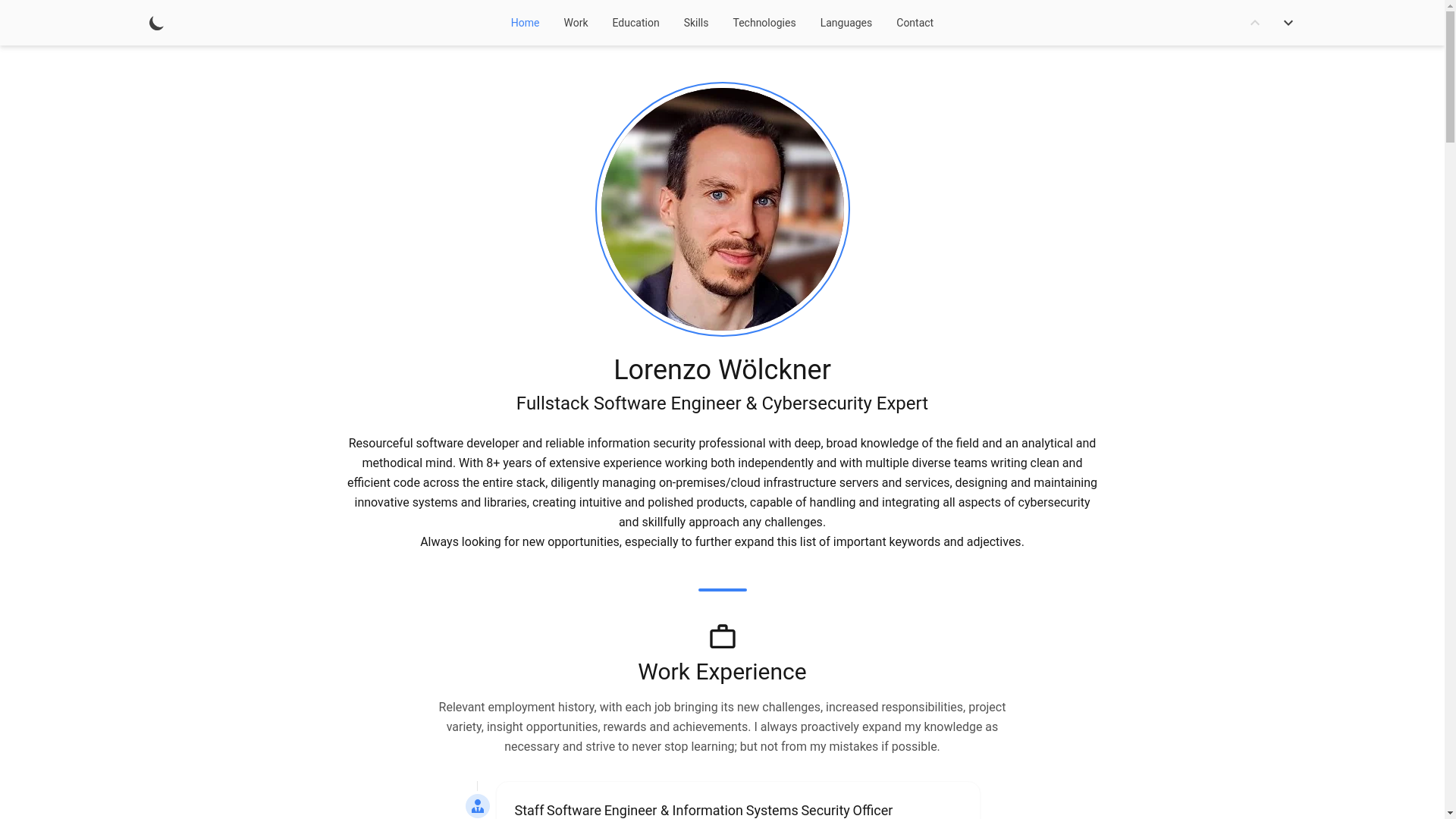 website screenshot of https://woelckner.com/