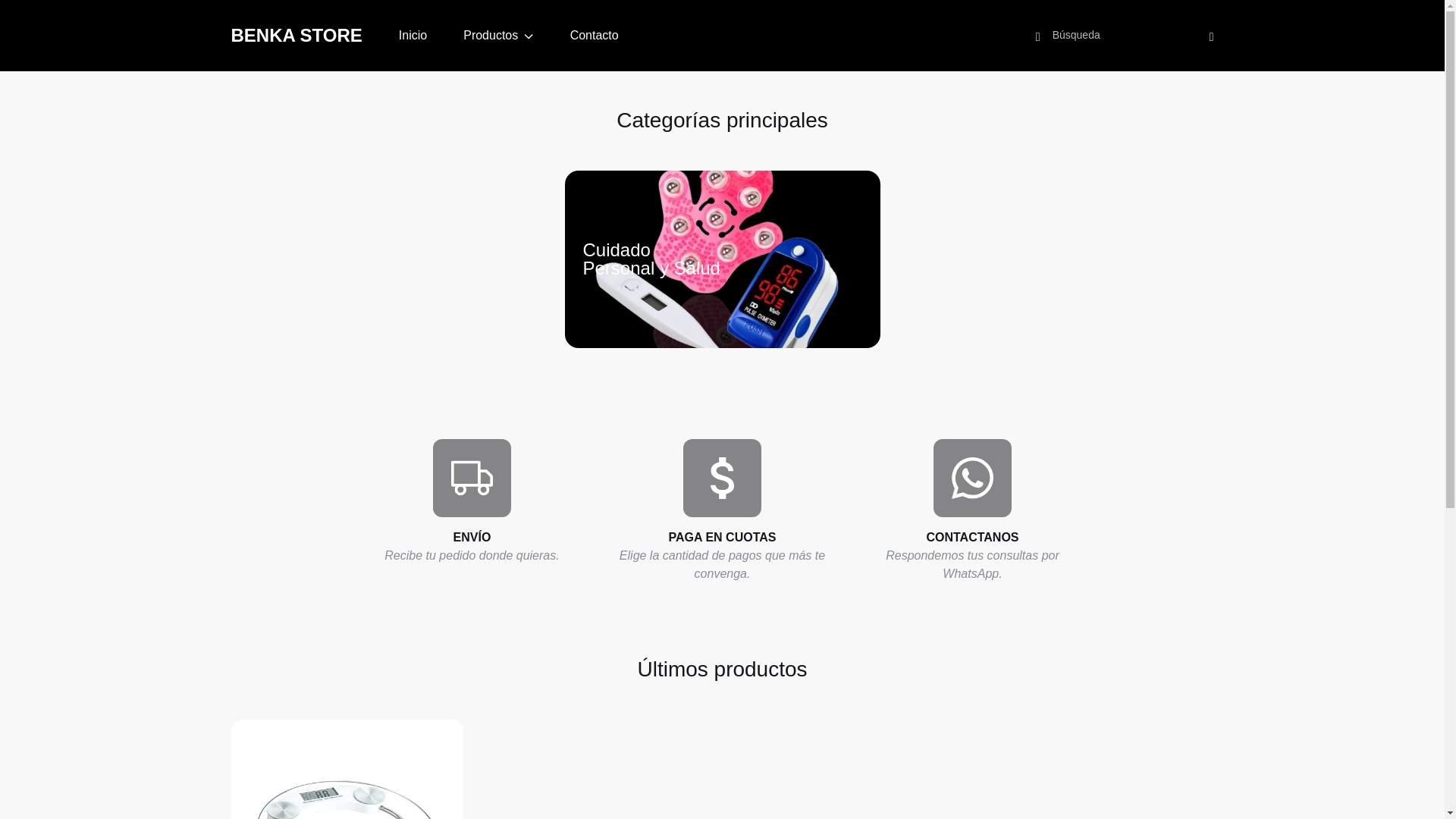 website screenshot of https://benkastore.online/