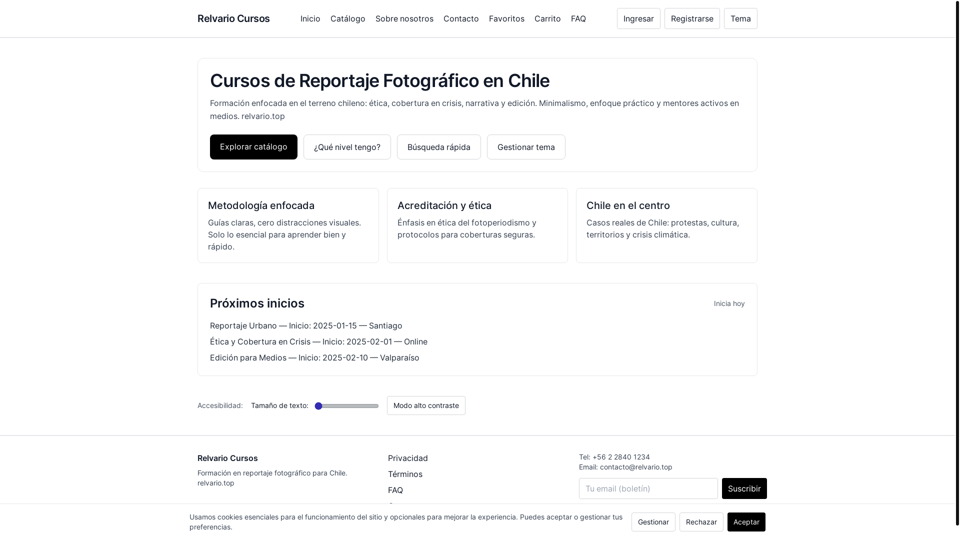 website screenshot of https://relvario.top/