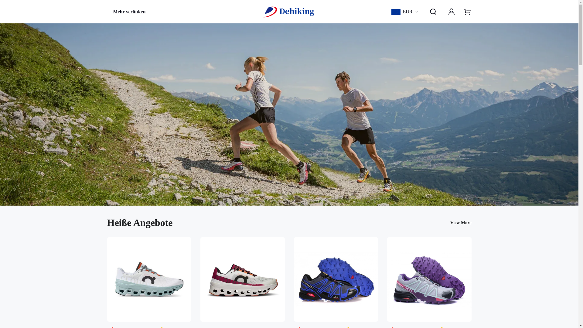 website screenshot of https://de-hiking.shop/