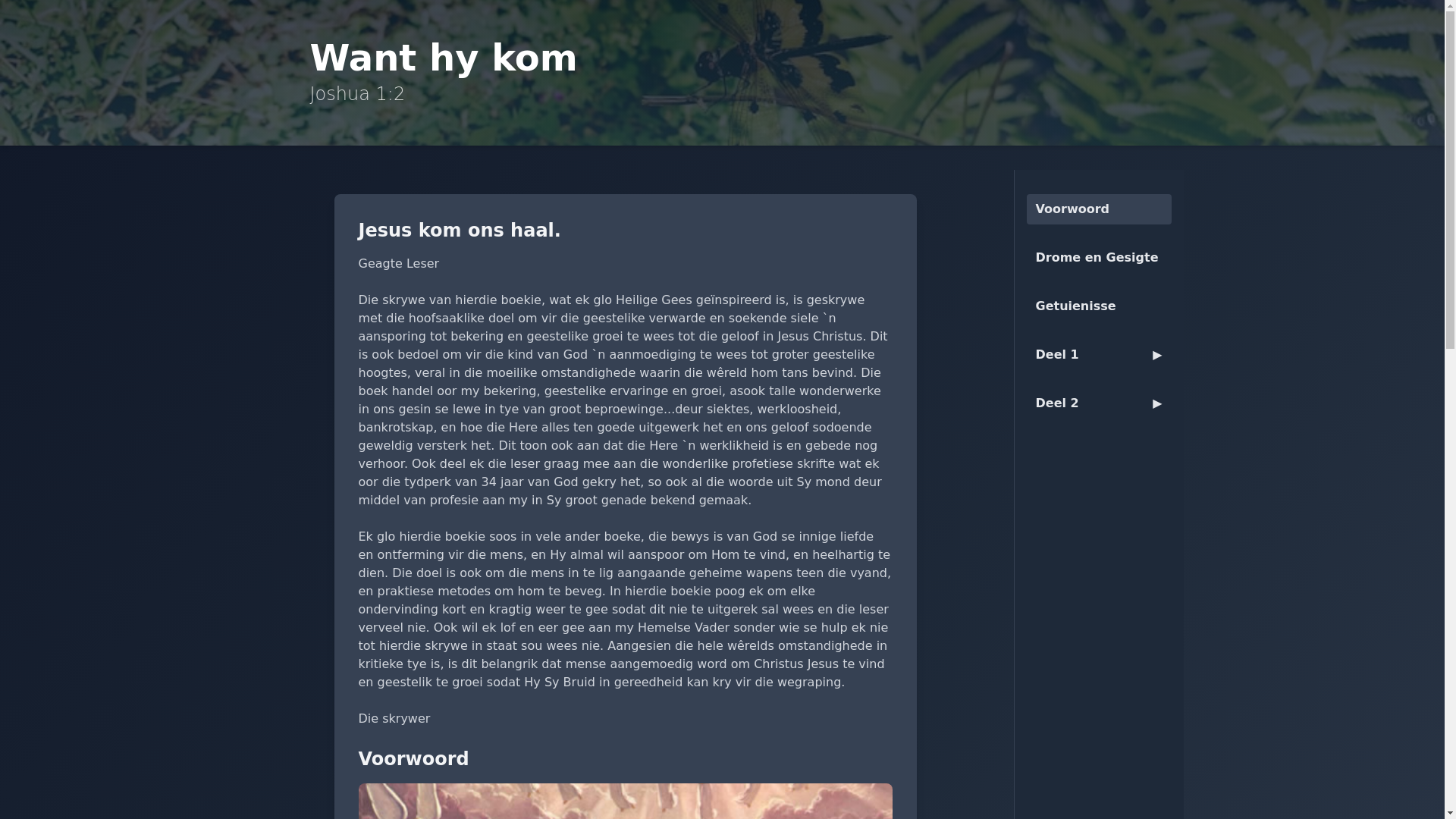 website screenshot of https://wanthykom.co.za/