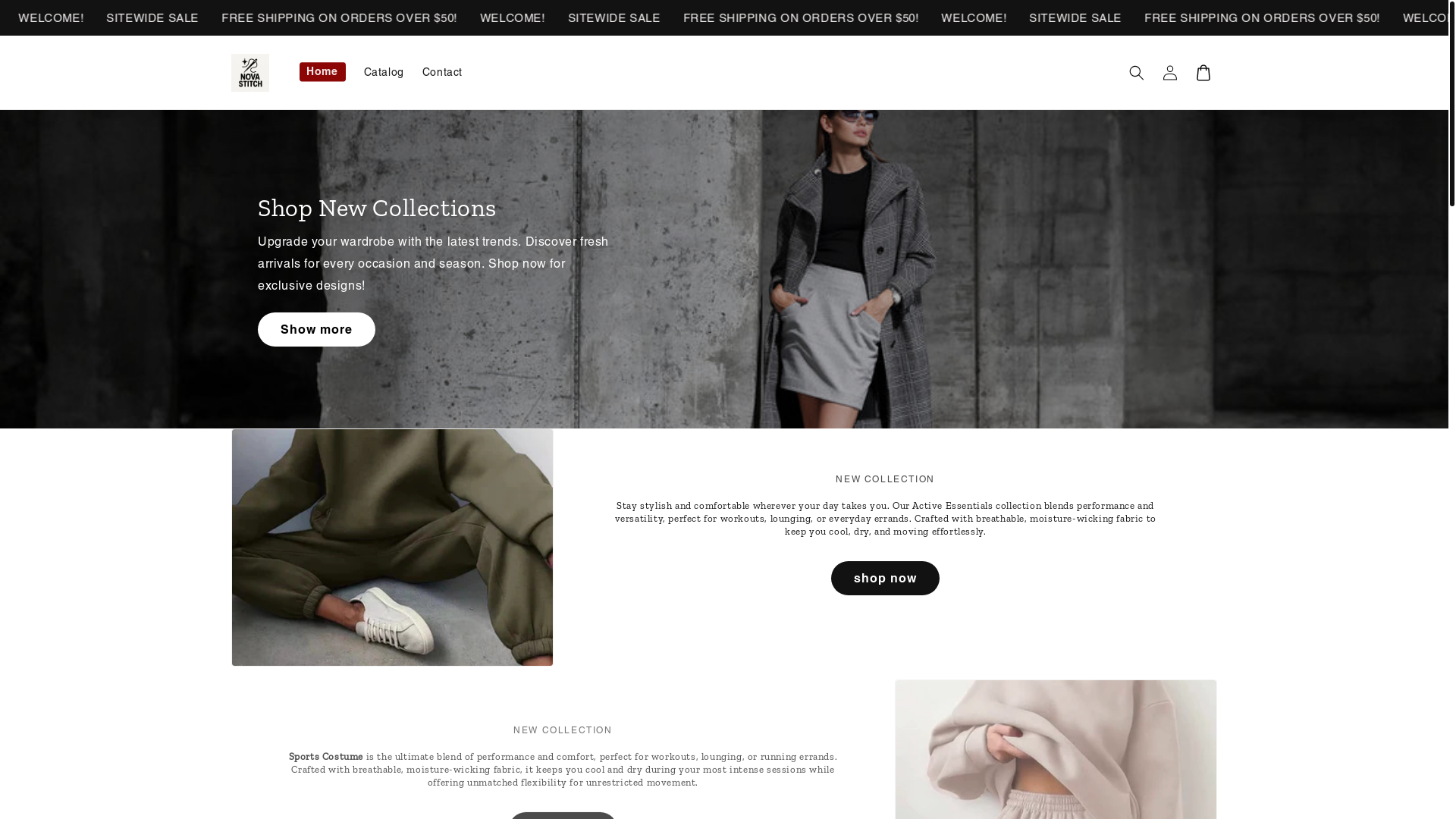 website screenshot of https://novastitchservices.store/