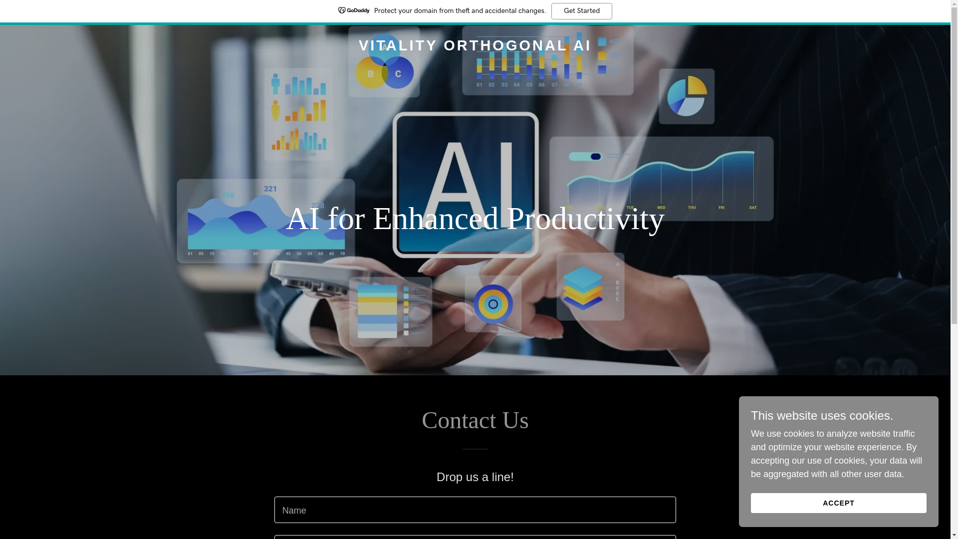 website screenshot of https://vitalityorthogonalai.com/