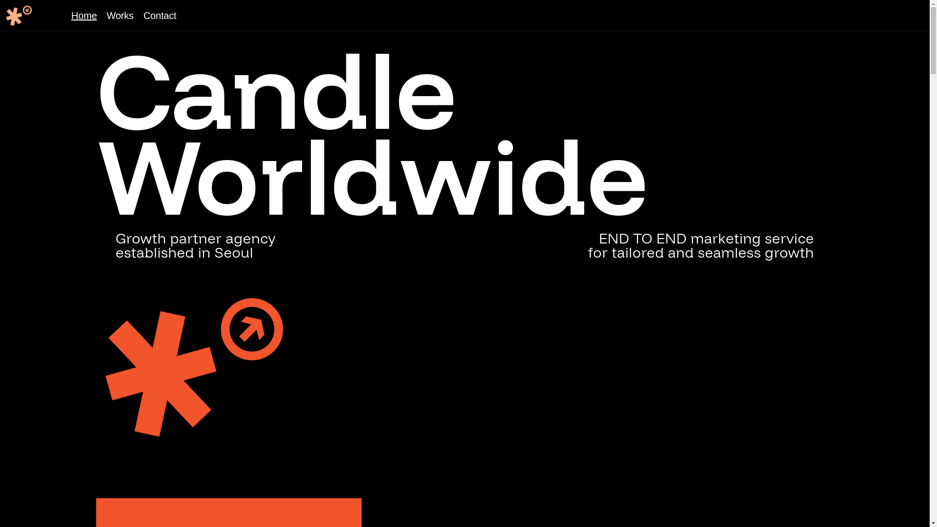 website screenshot of https://candleworldwide.com/