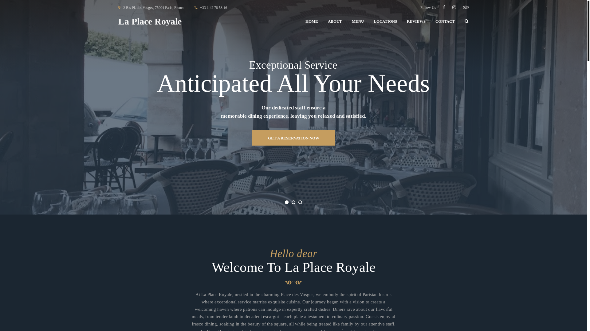 website screenshot of https://laplaceroyale.shop/