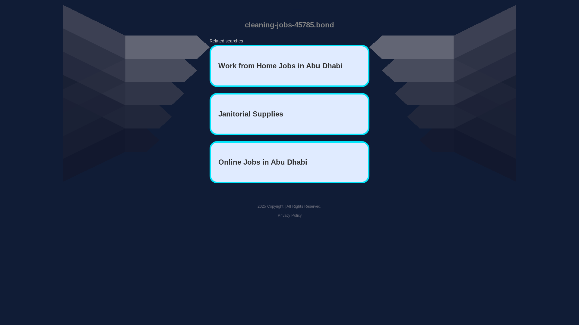website screenshot of https://cleaning-jobs-45785.bond/