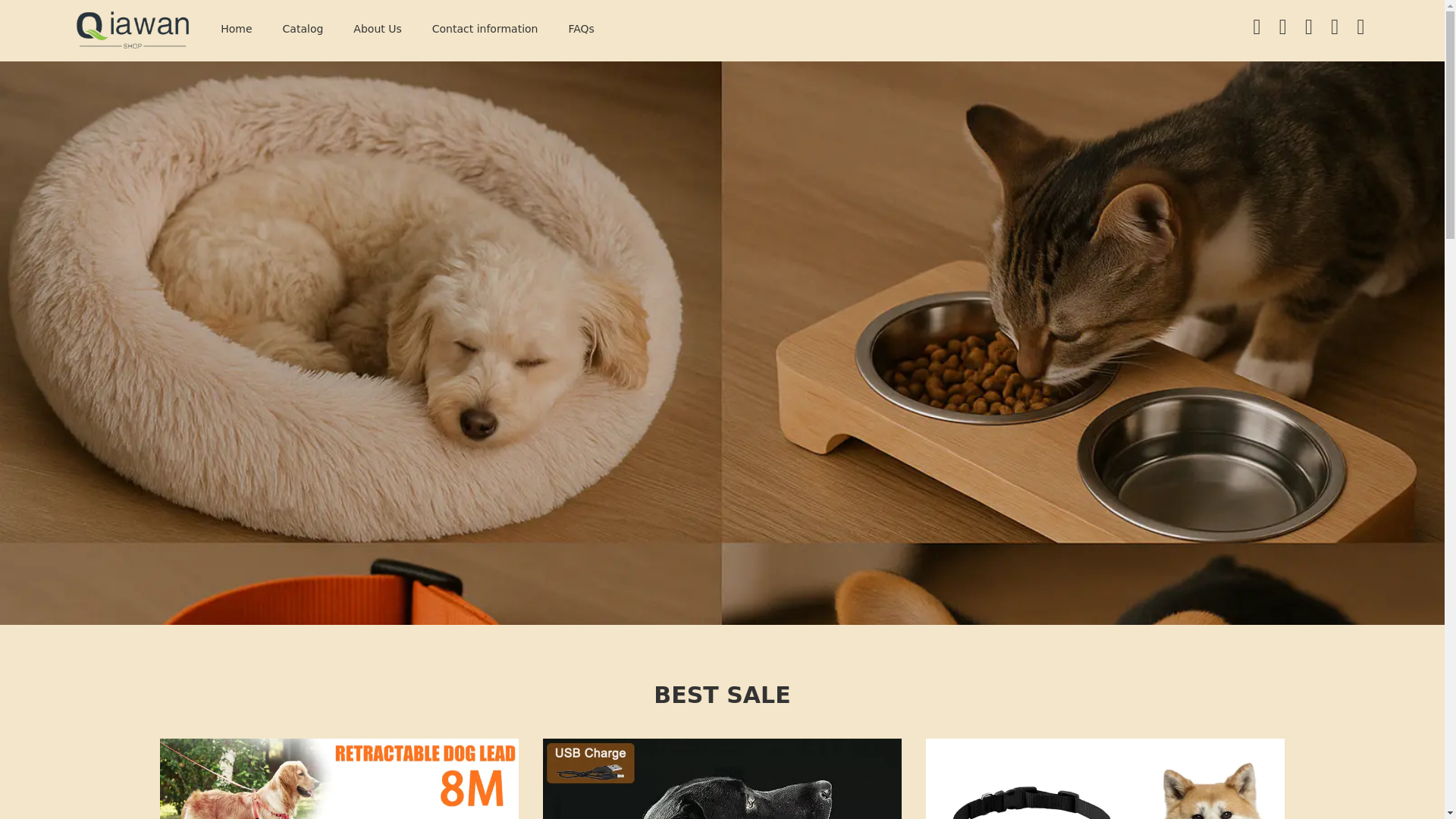 website screenshot of https://qiawanshop.cfd/