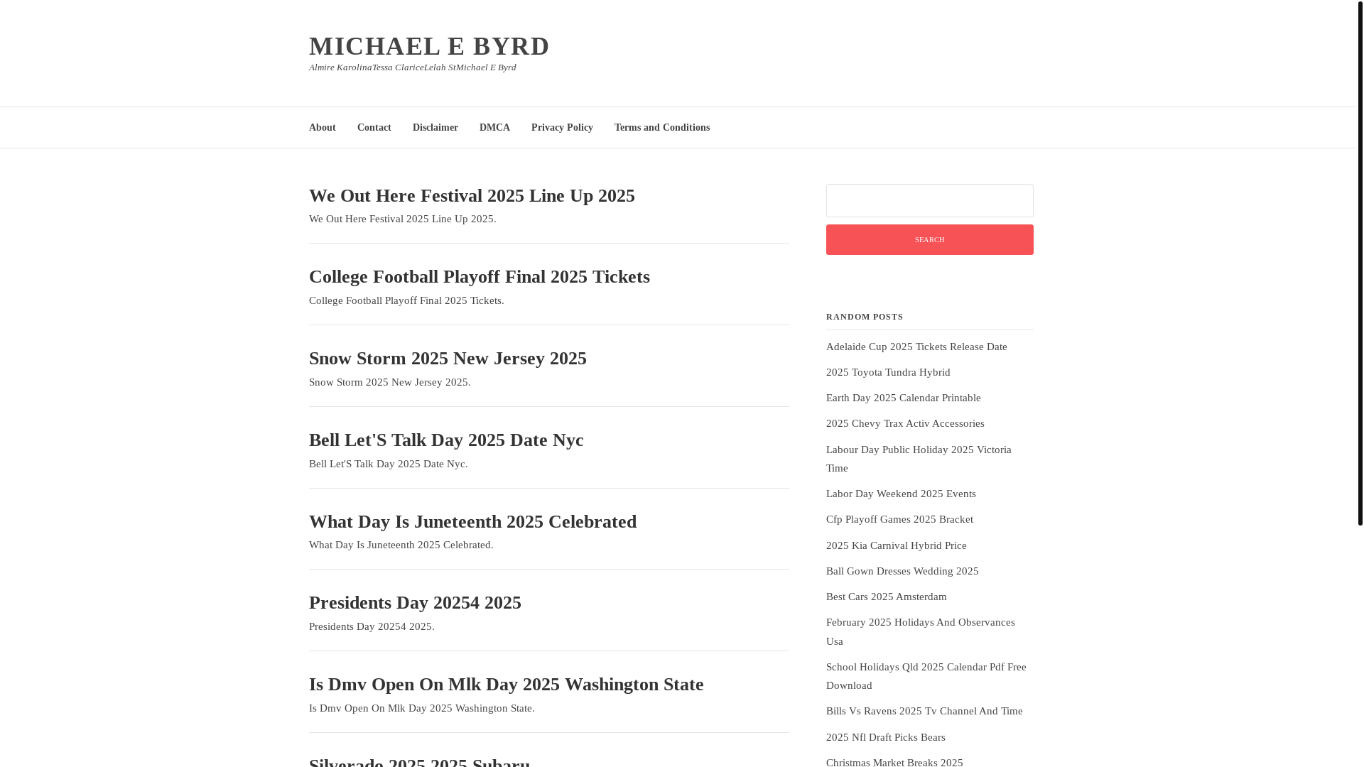 website screenshot of https://michaelebyrdm.pages.dev/