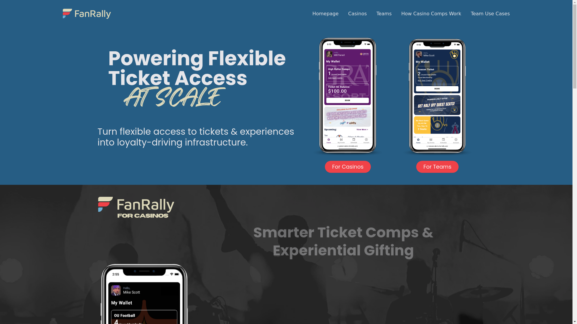 website screenshot of https://fanrally-website-preview.pages.dev/